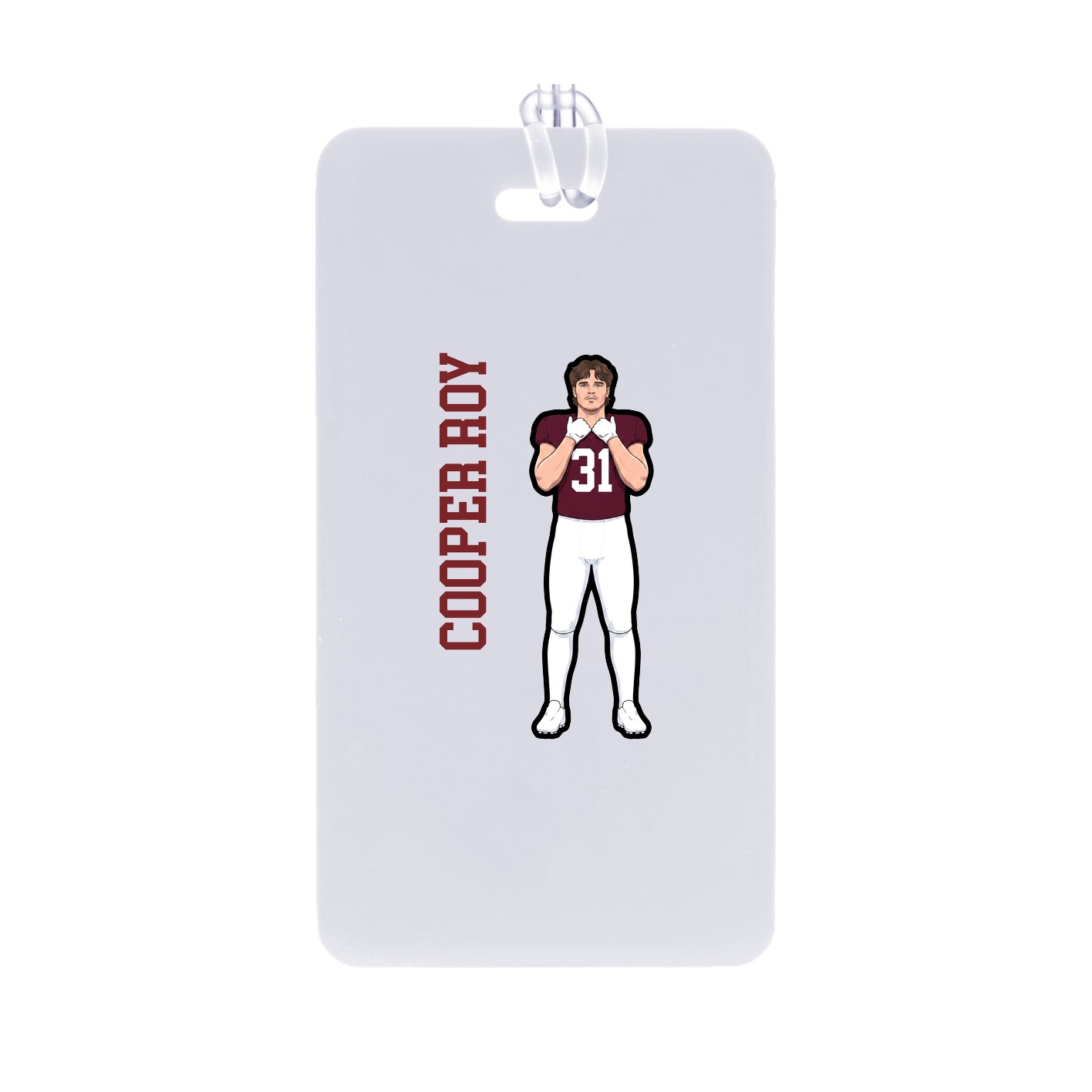 Bag Tag — Name Vertical in Classic