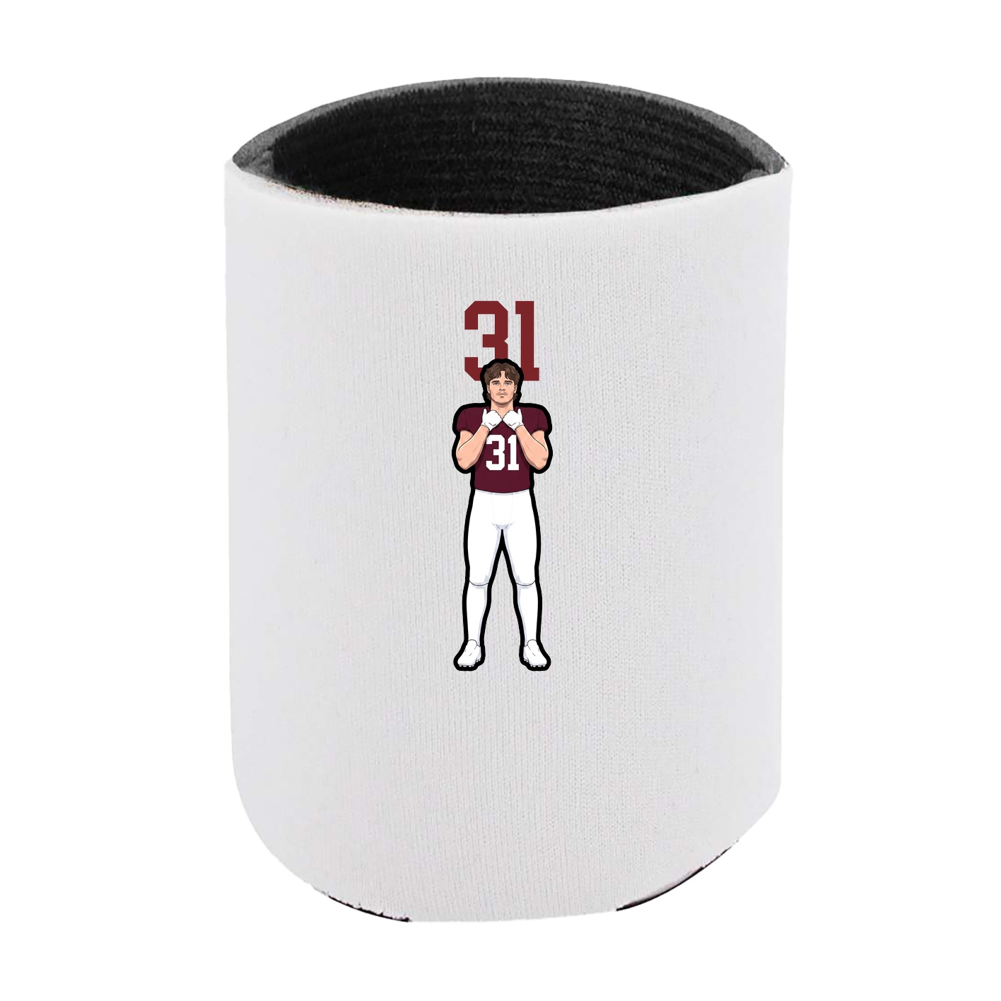 Can Holder — Number Top in White