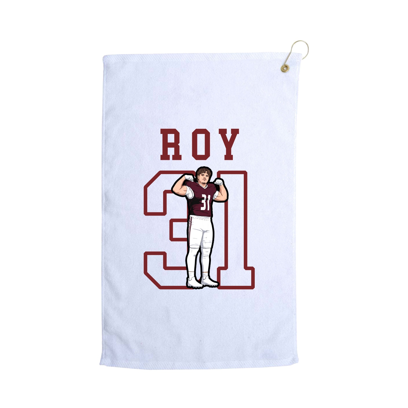 Golf Towel — Shirsey in White