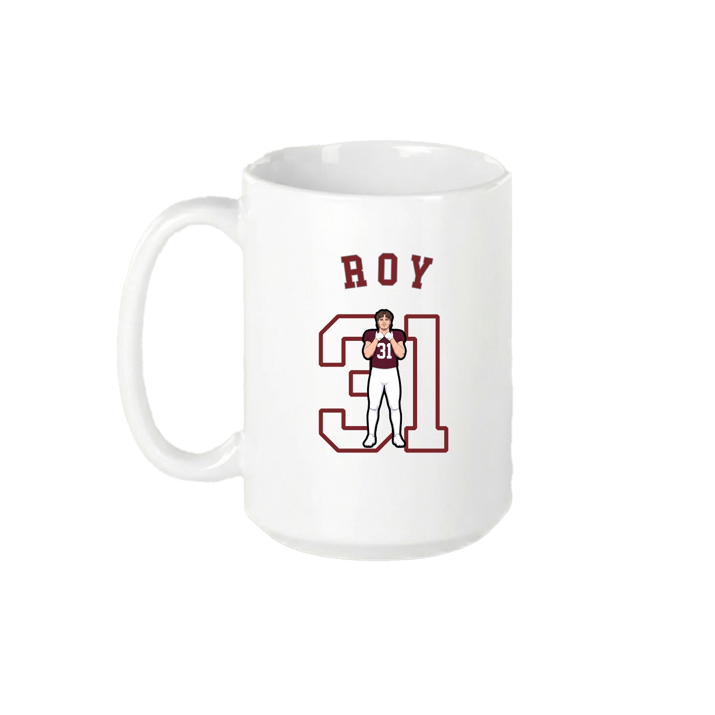 15oz Coffee Mug — Shirsey Arch in White