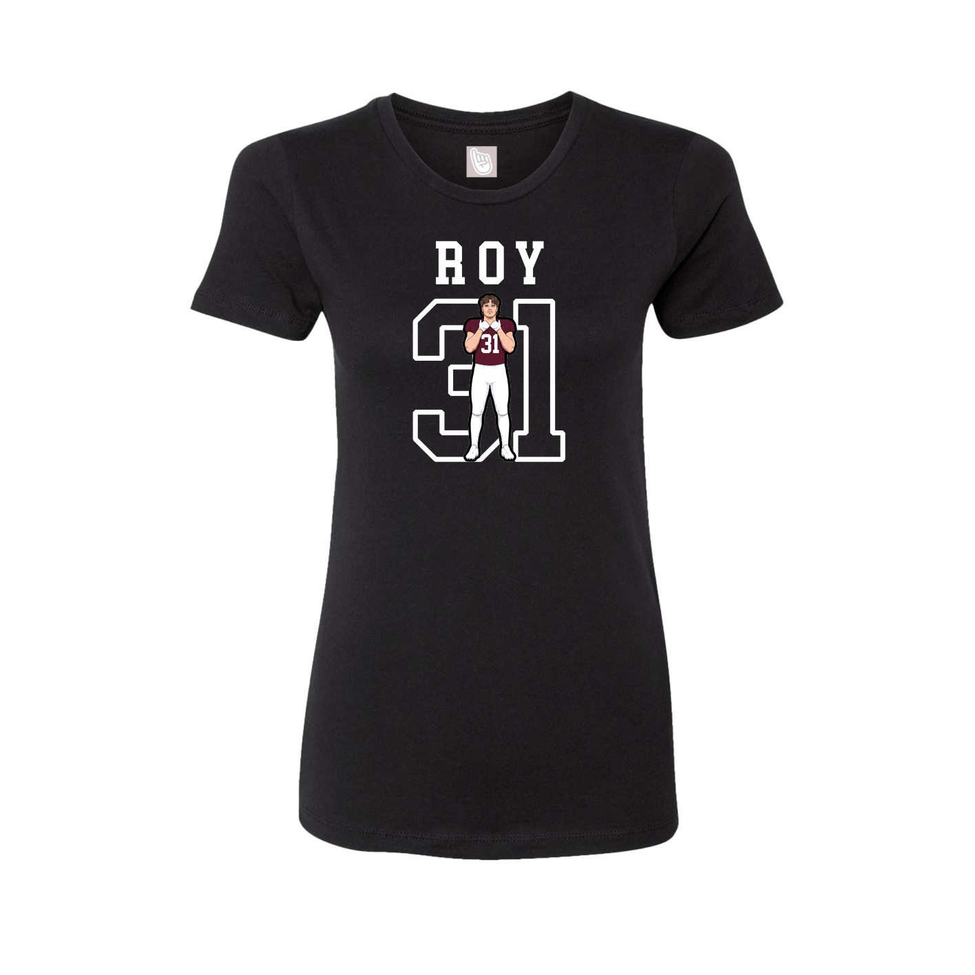 Fitted Women's Tee — Shirsey in Black