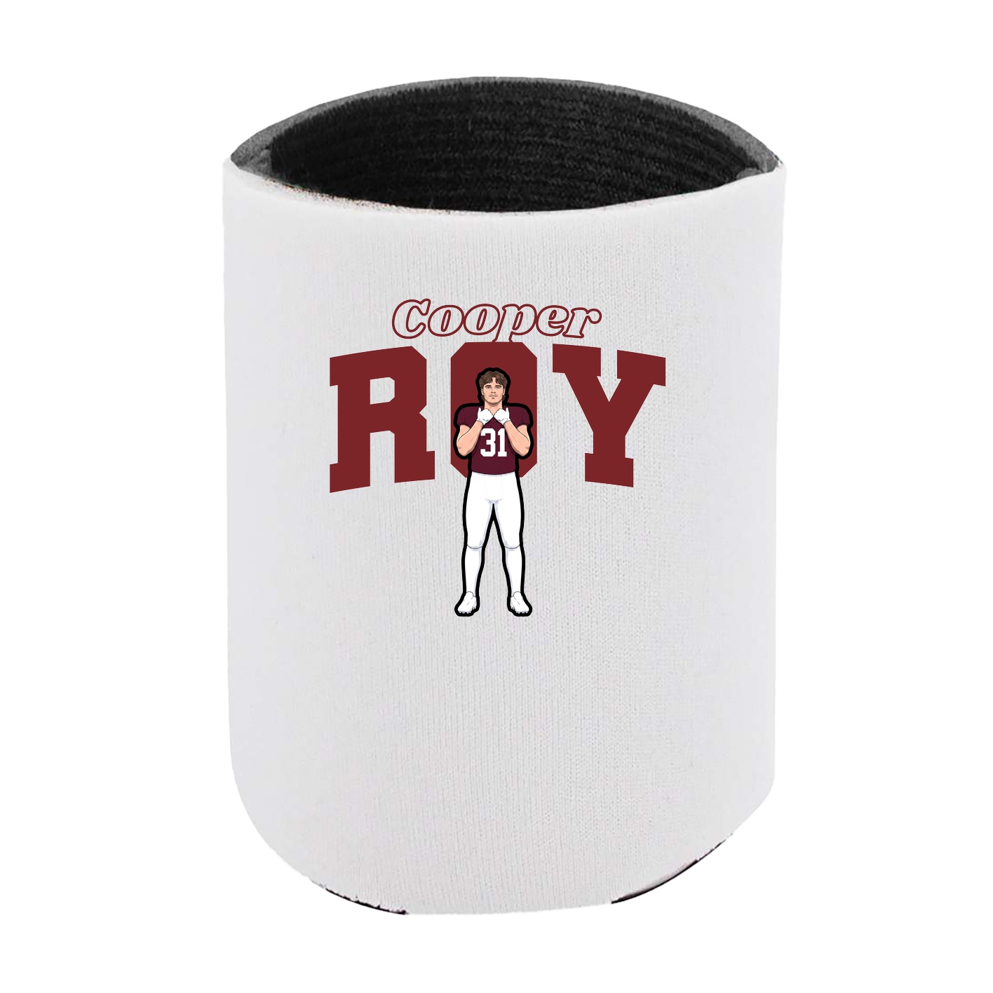 Can Holder — Name Arch in White