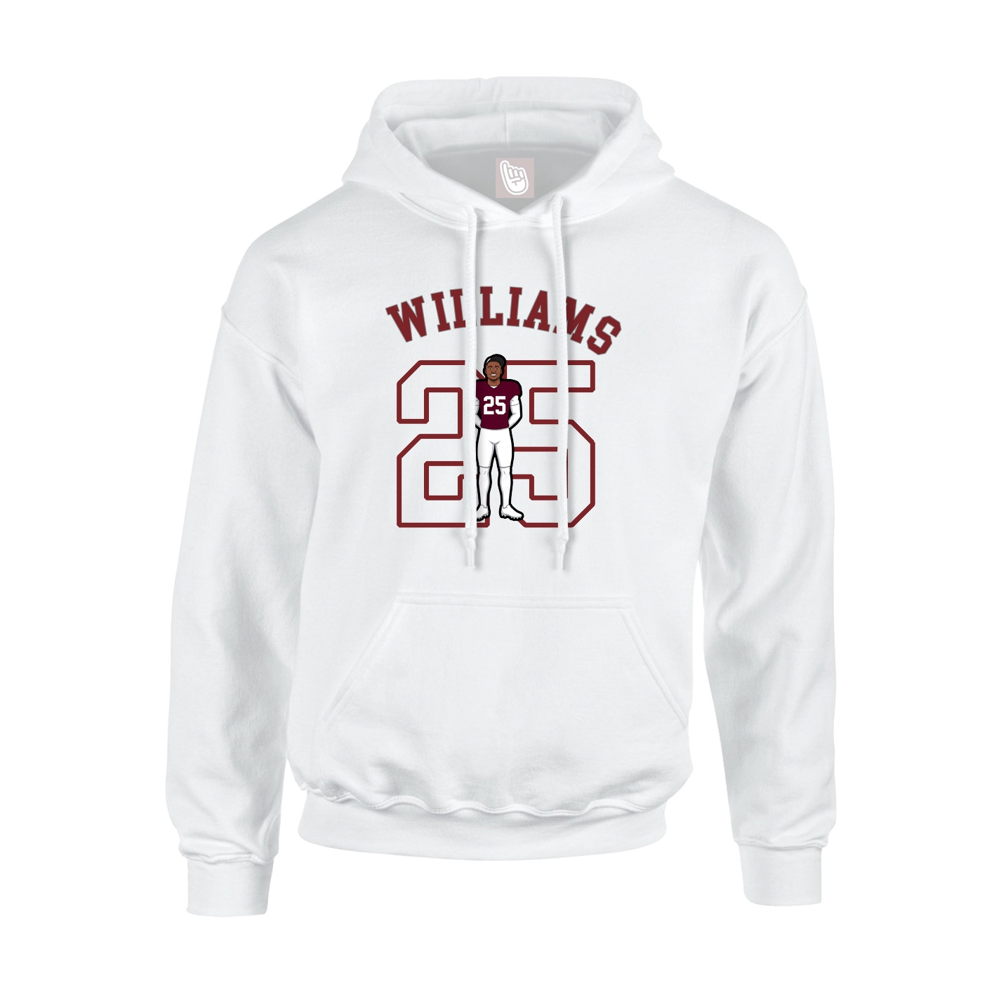Hoodie — Shirsey Arch in White