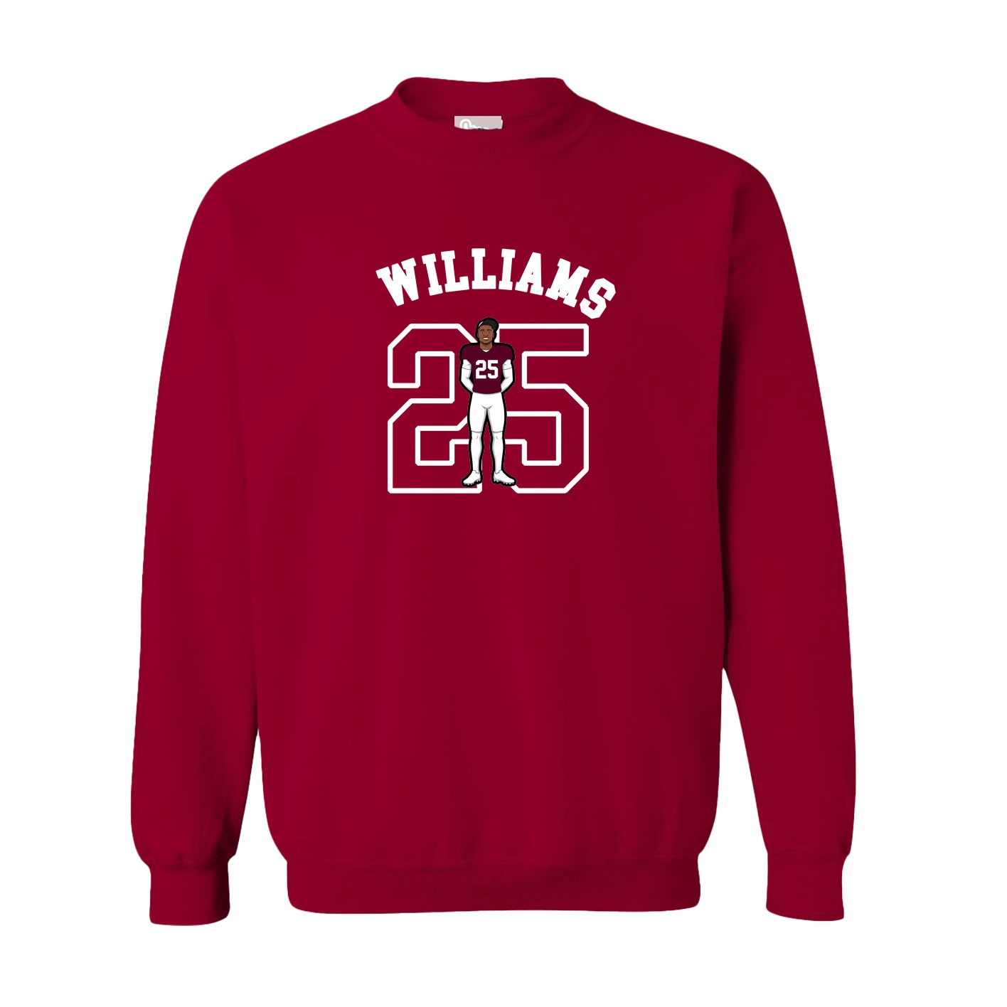 Fleece Crew — Shirsey Arch in Cardinal