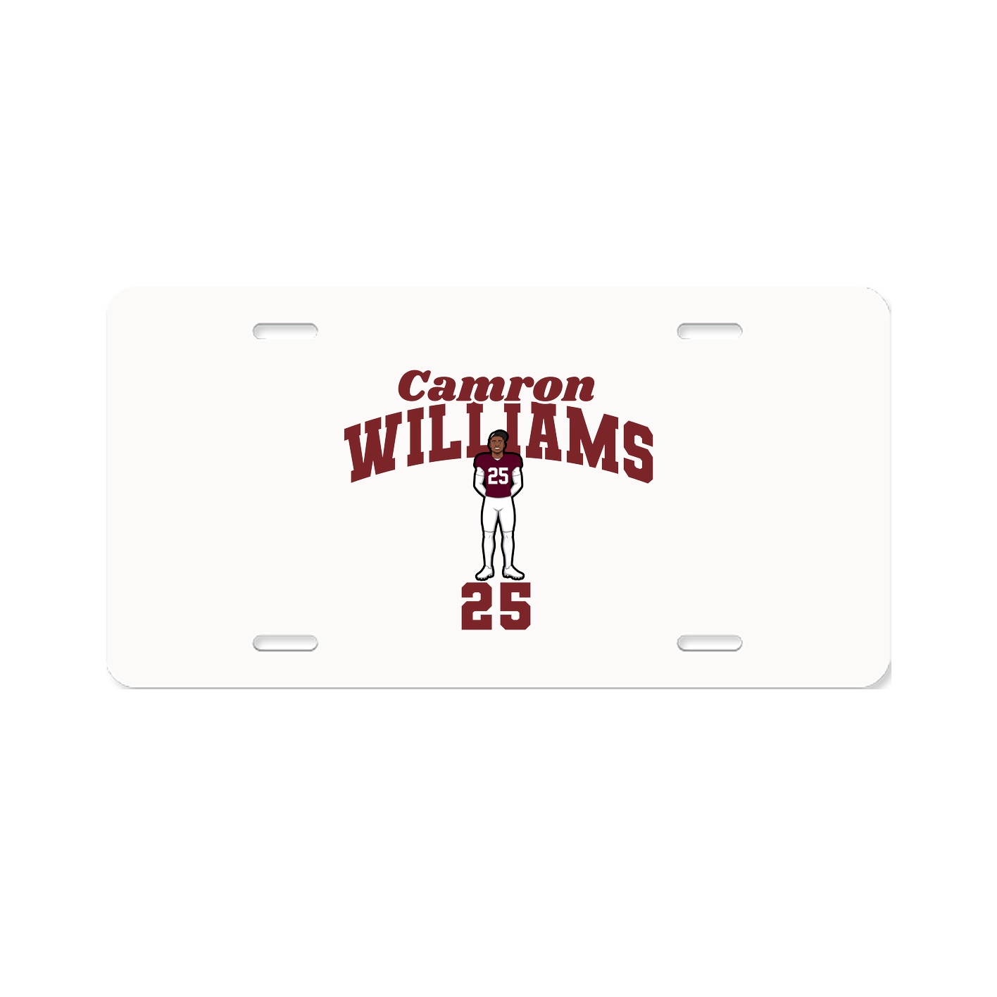 License Plate — Signature Arch in Classic