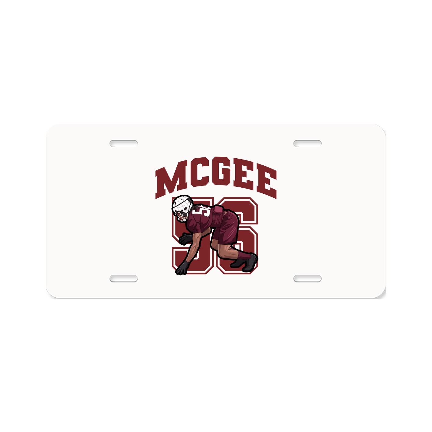License Plate — Number in Classic