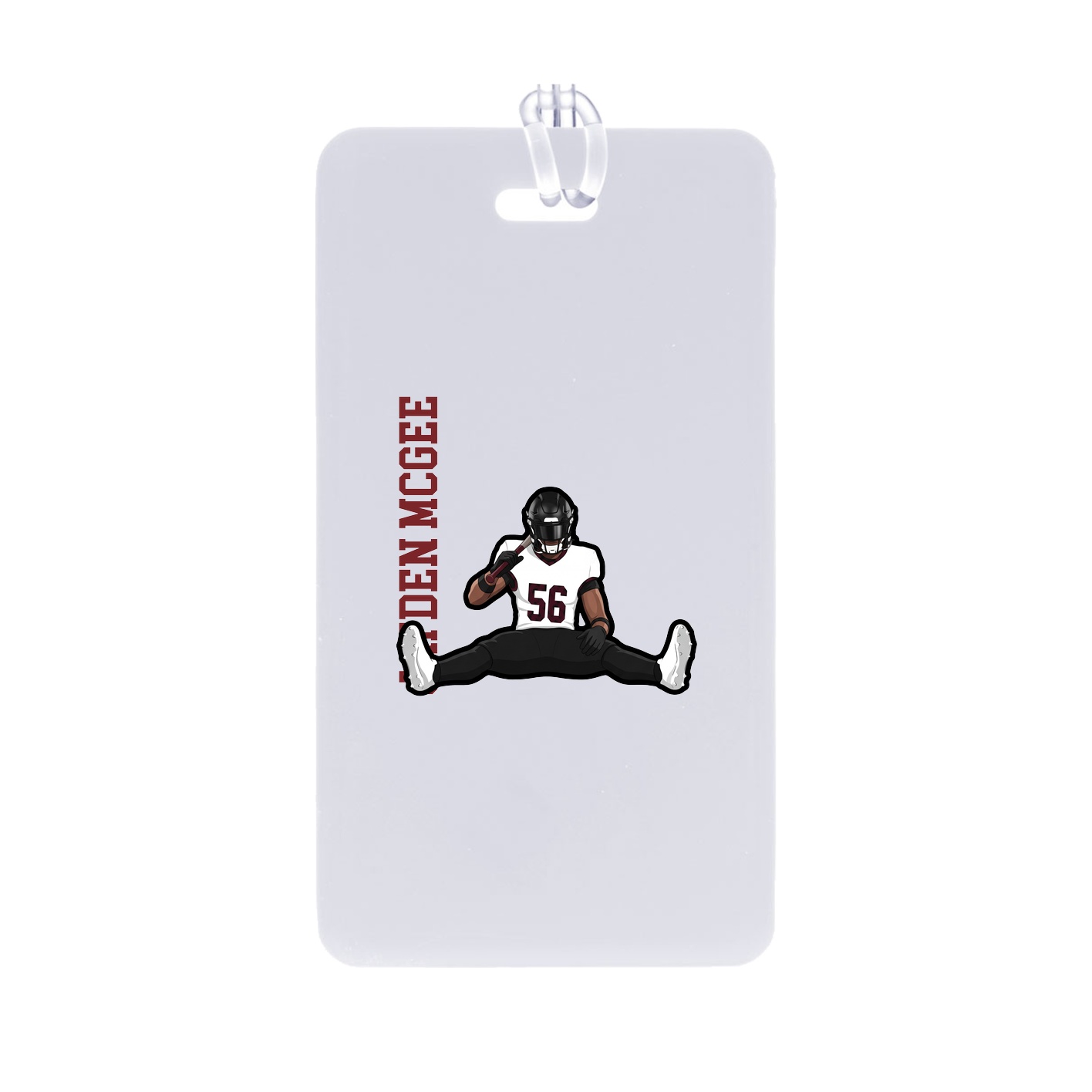 Bag Tag — Name Vertical in Classic
