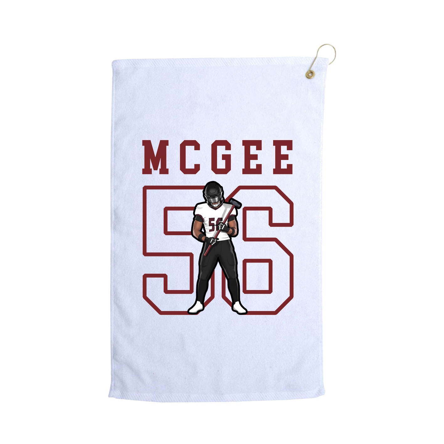 Golf Towel — Shirsey in White