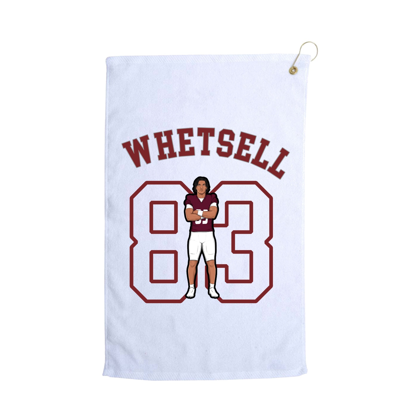 Golf Towel — Shirsey Arch in White