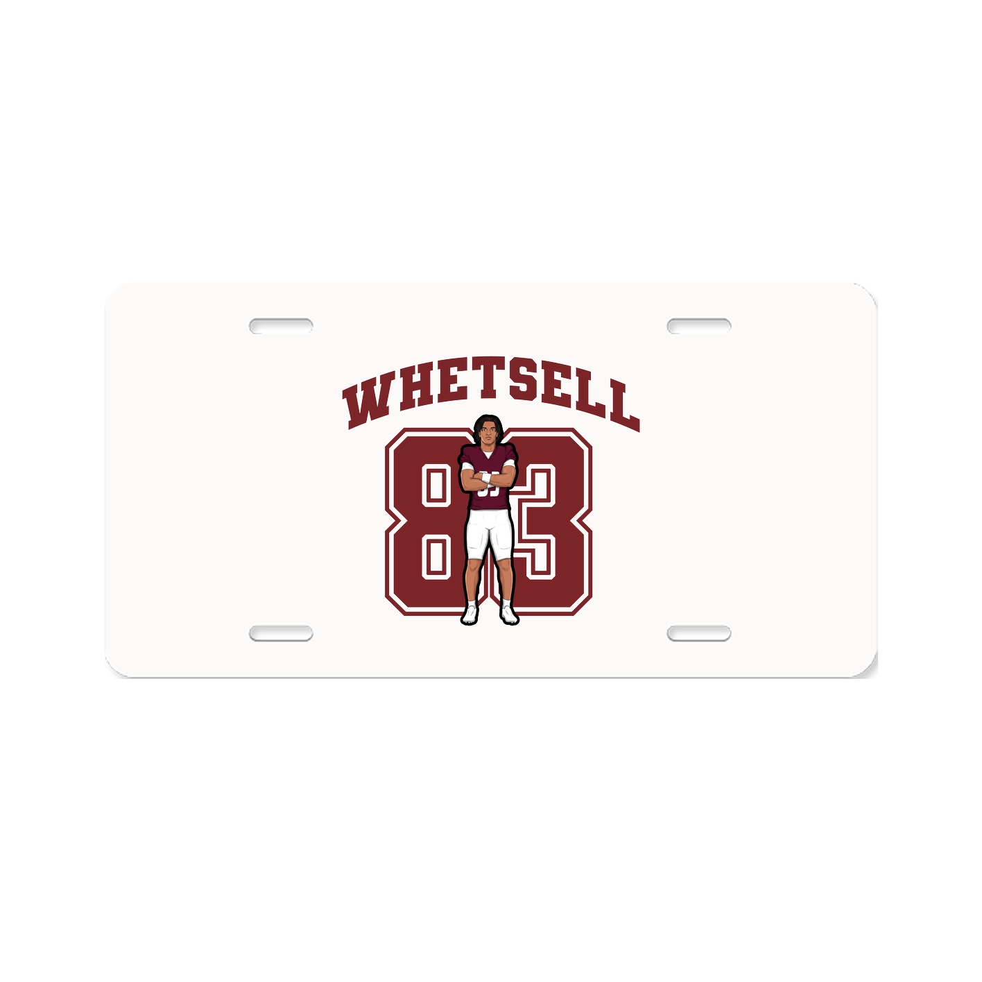 License Plate — Number in Classic