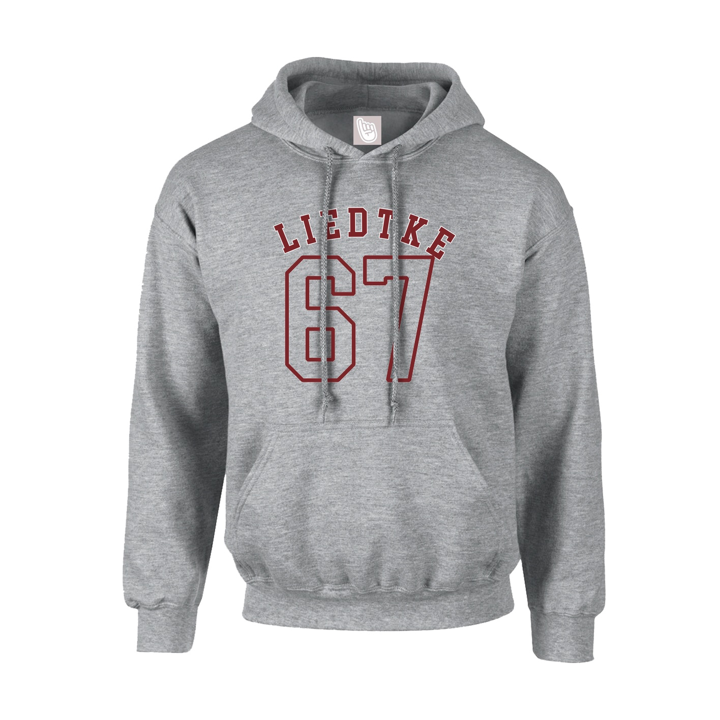Youth Hoodie — Shirsey Arch in Grey