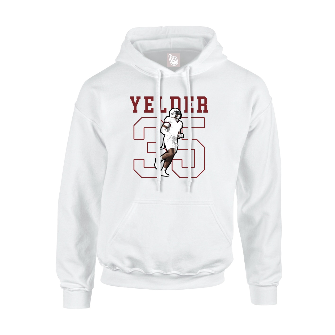 Hoodie — Shirsey in White