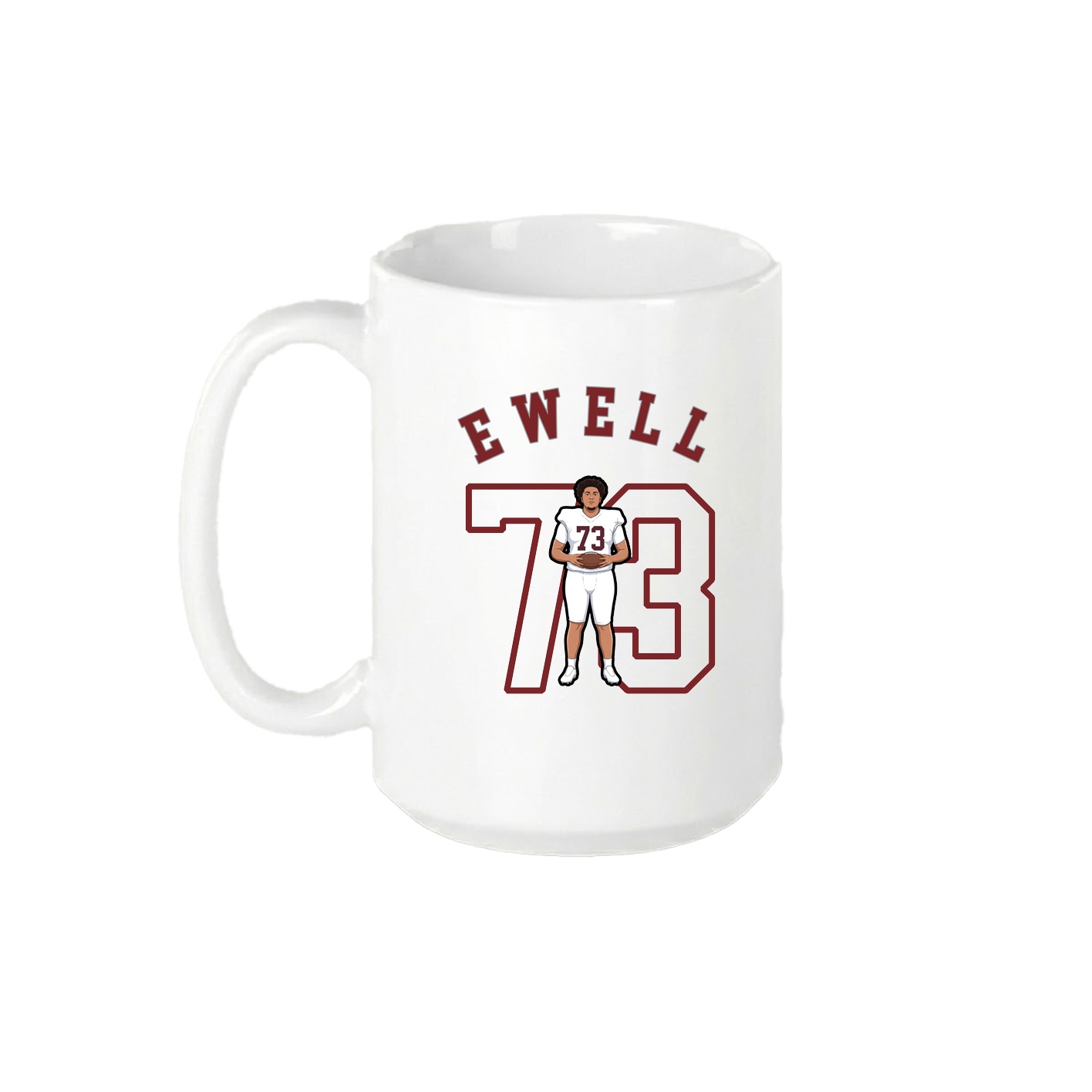 15oz Coffee Mug — Shirsey Arch in White