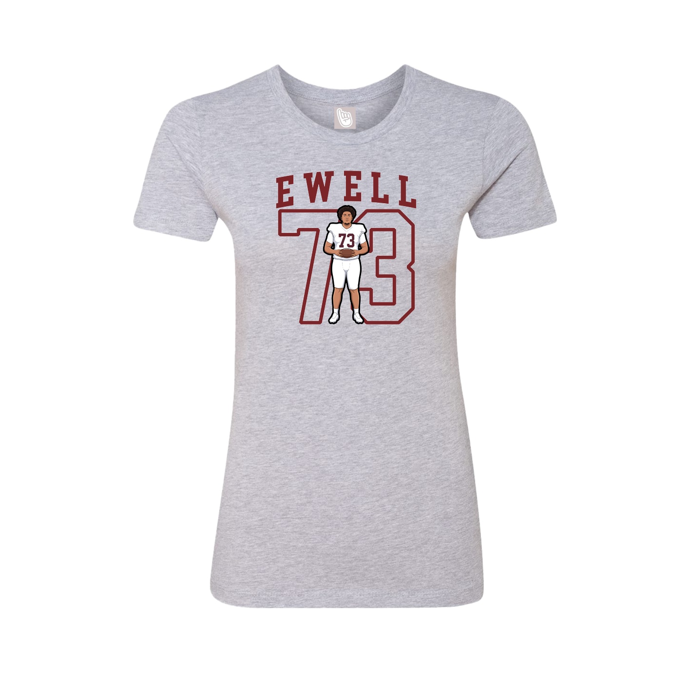 Fitted Women's Tee — Shirsey in Grey