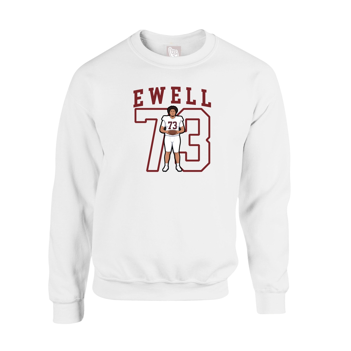 Fleece Crew — Shirsey in White