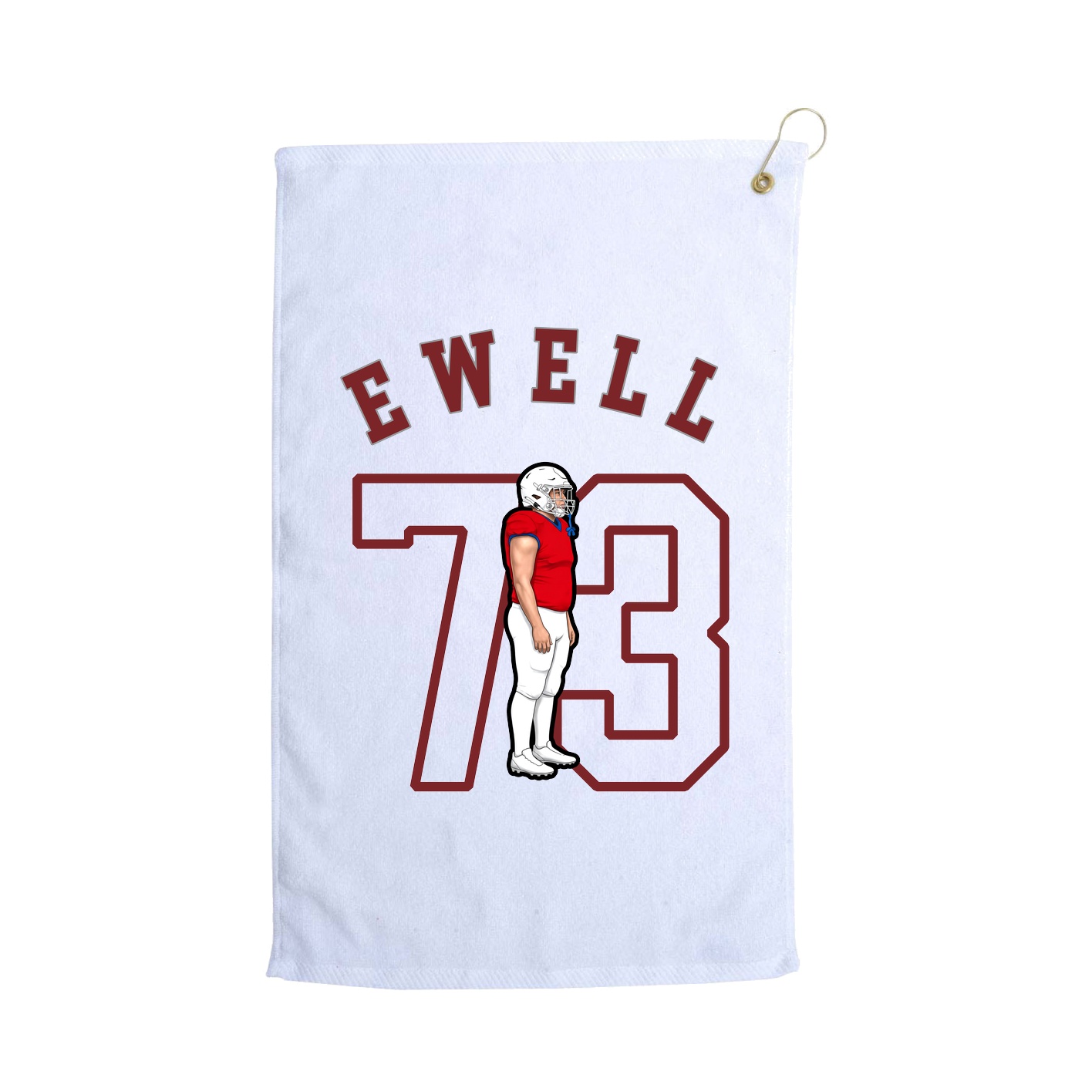 Golf Towel — Shirsey Arch in White