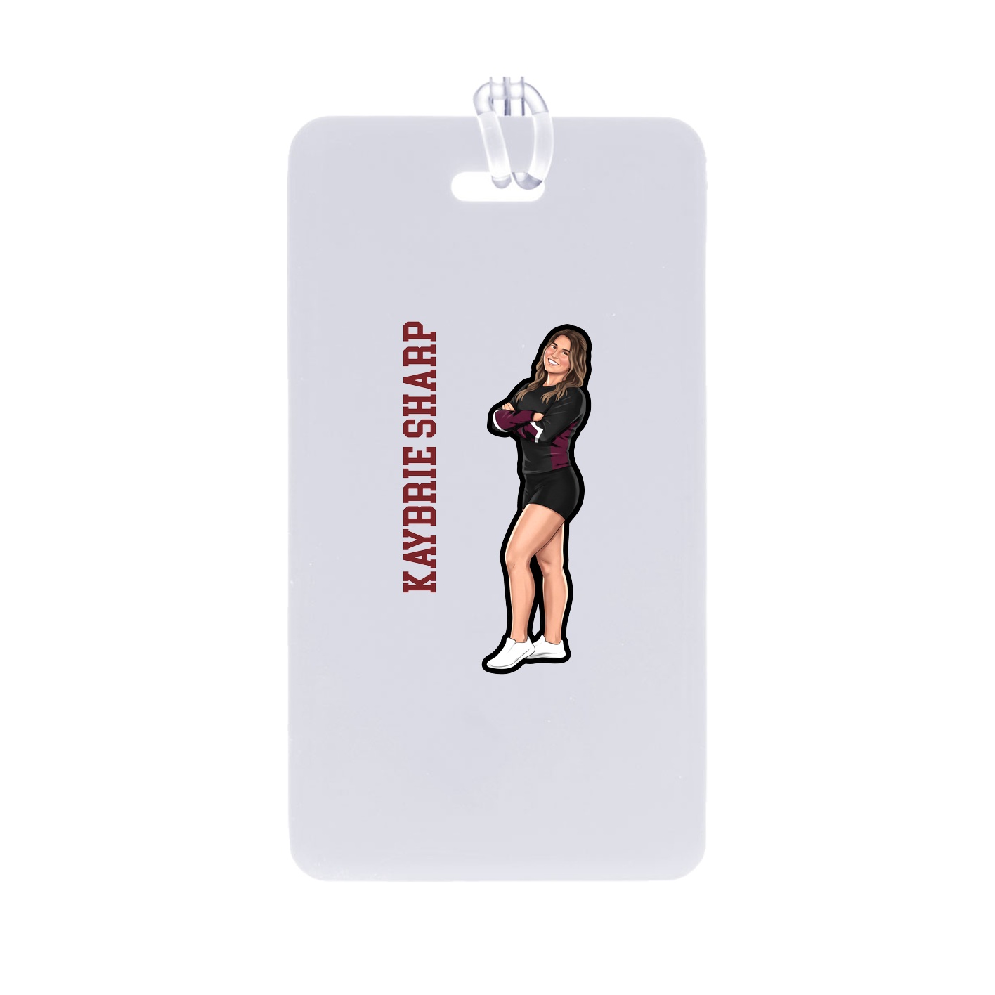 Bag Tag — Name Vertical in Classic