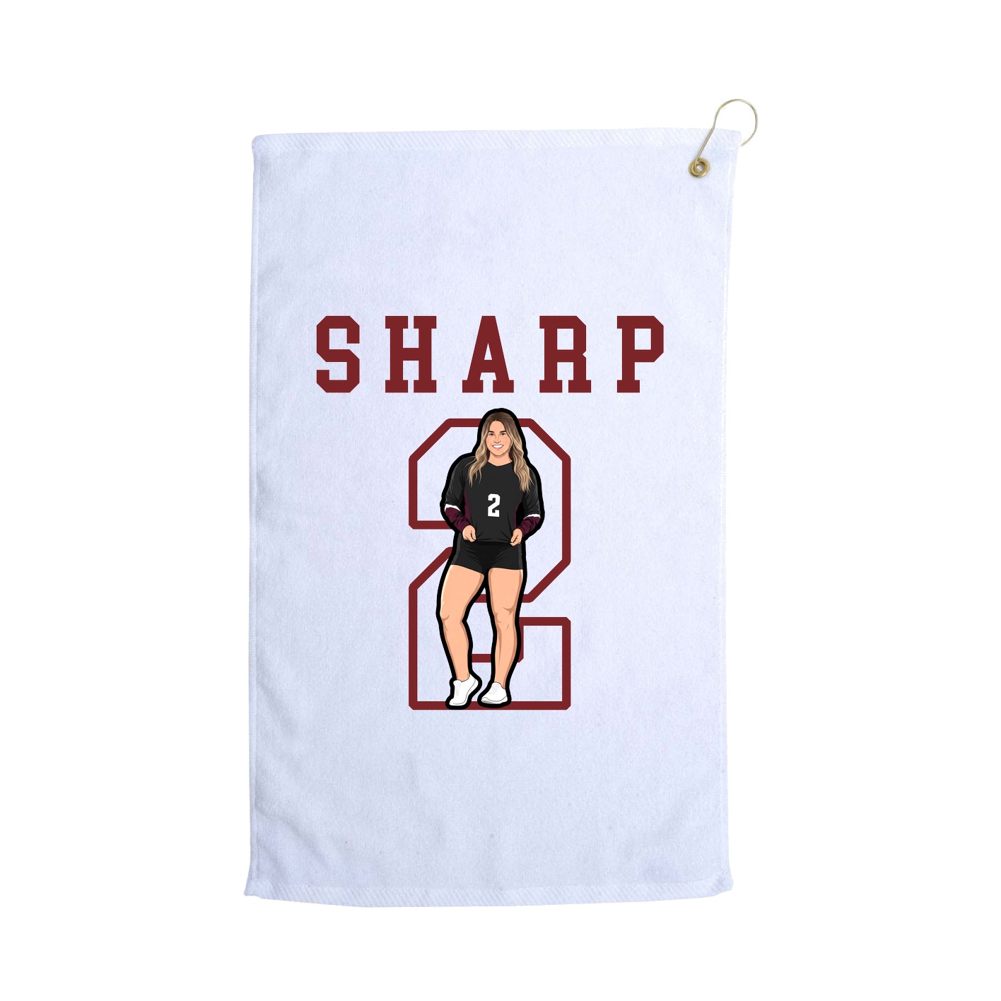 Golf Towel — Shirsey in White