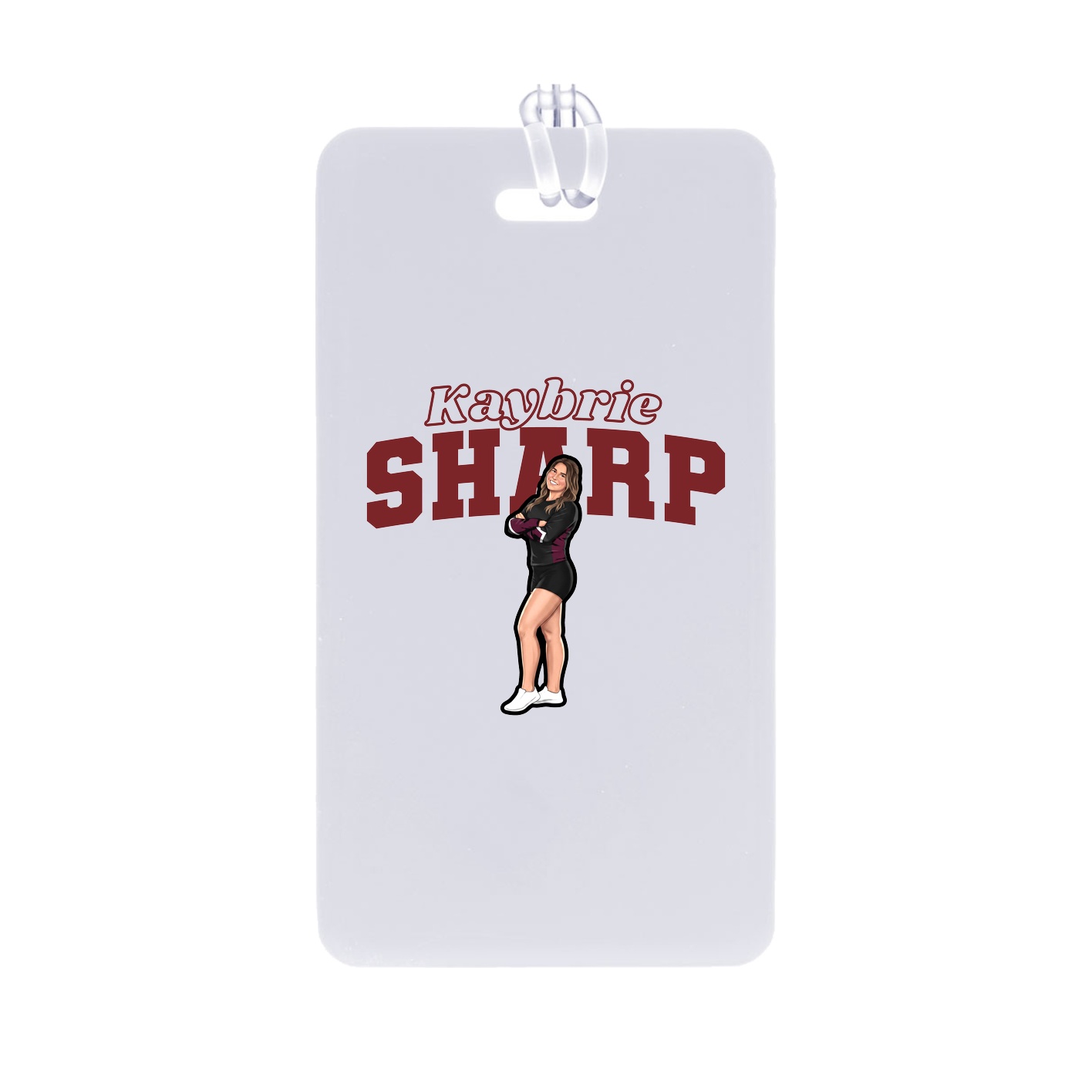 Bag Tag — Name Arch in Classic