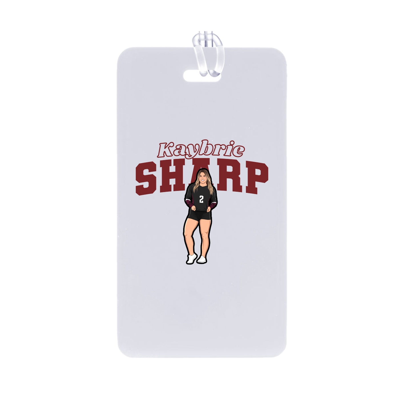 Bag Tag — Name Arch in Classic