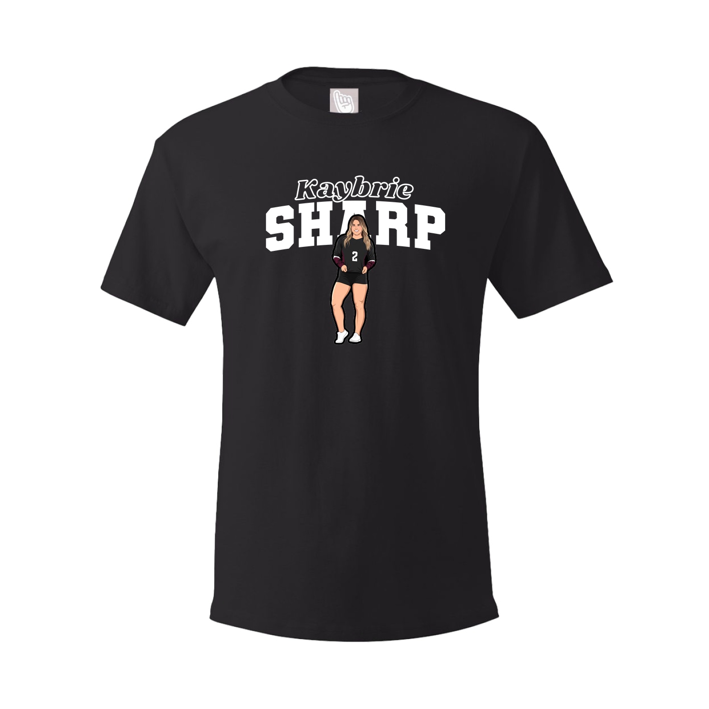 Tee — Name Arch in Black