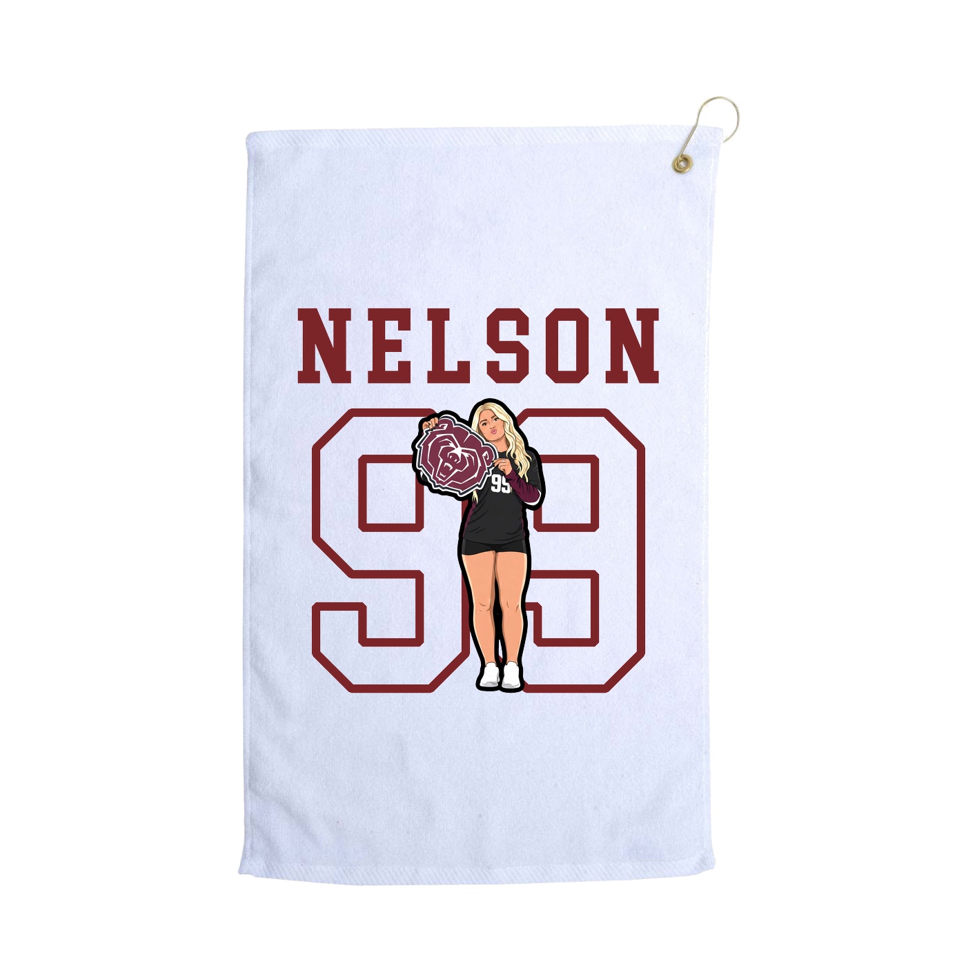 Golf Towel — Shirsey in White
