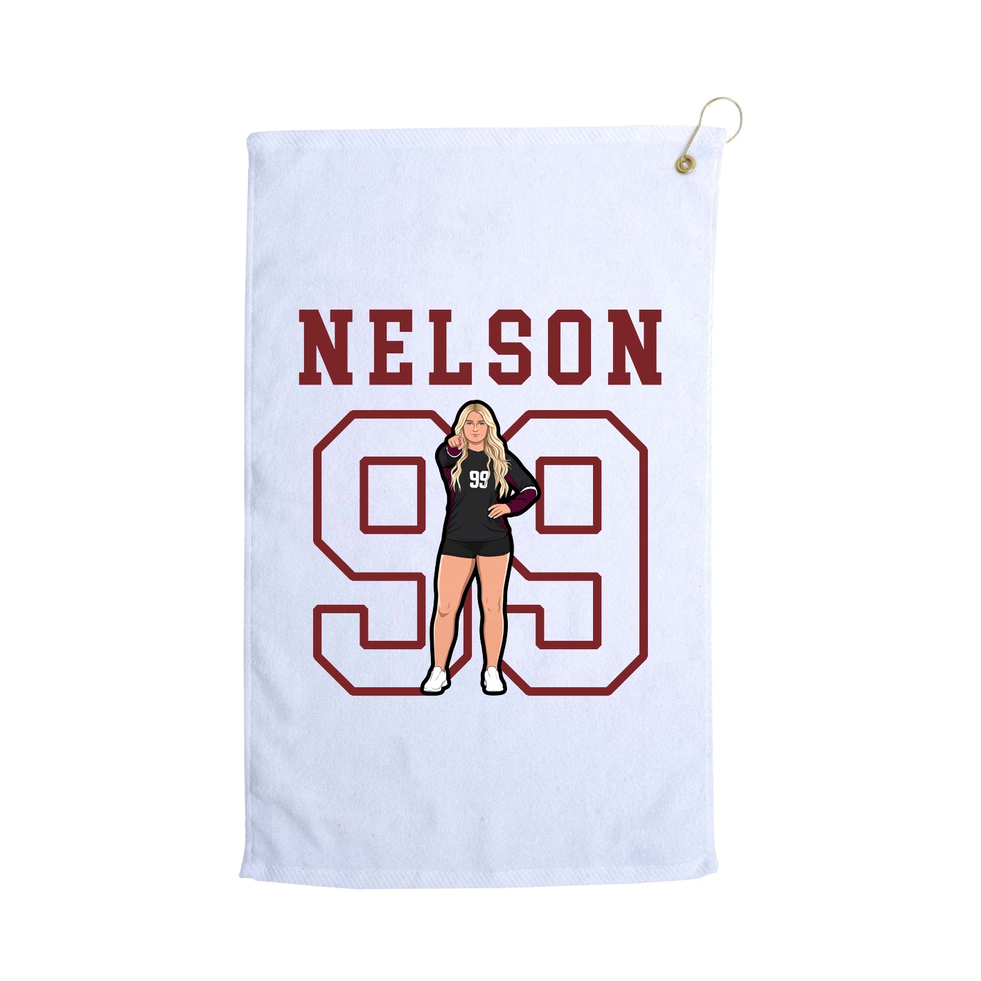 Golf Towel — Shirsey in White