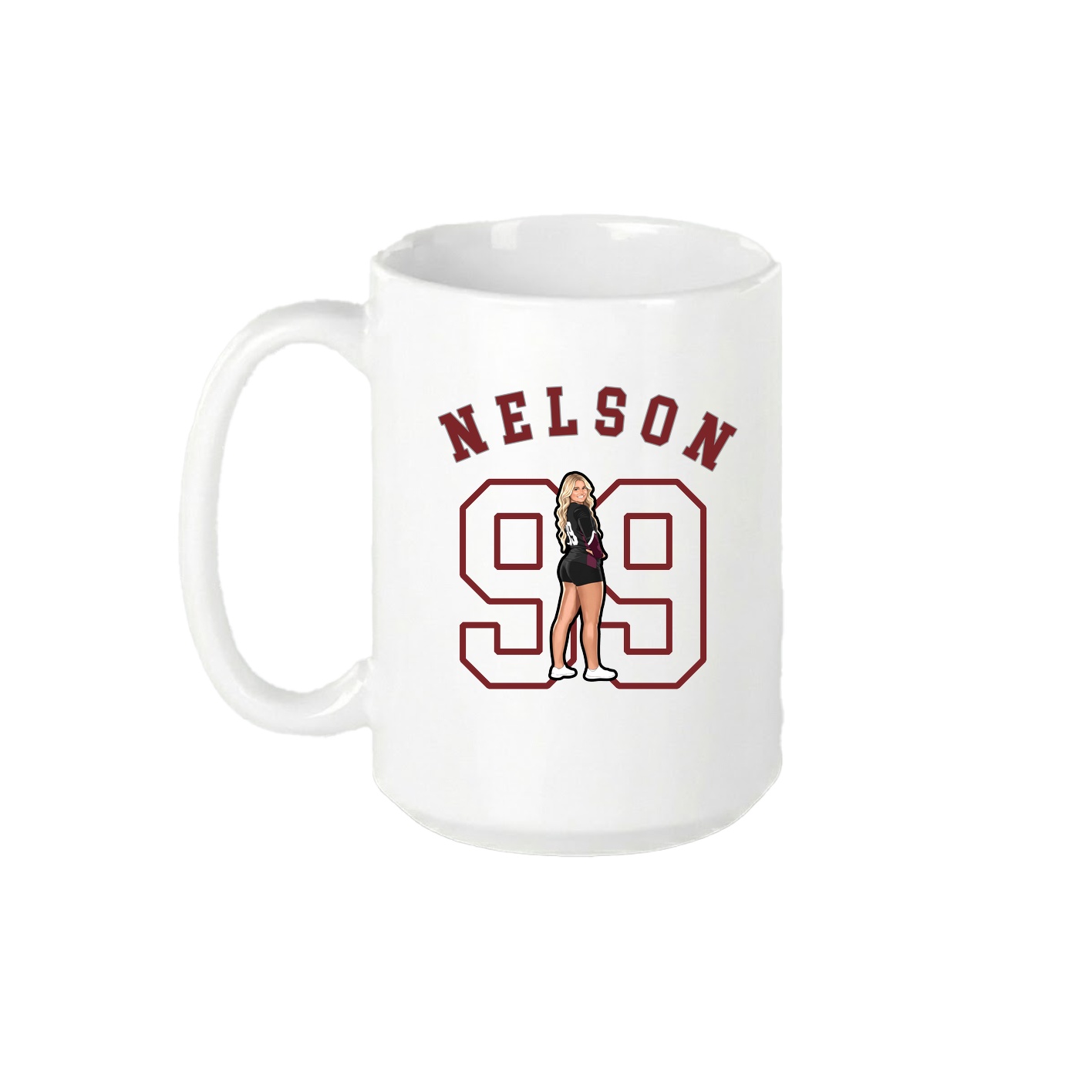 15oz Coffee Mug — Shirsey Arch in White