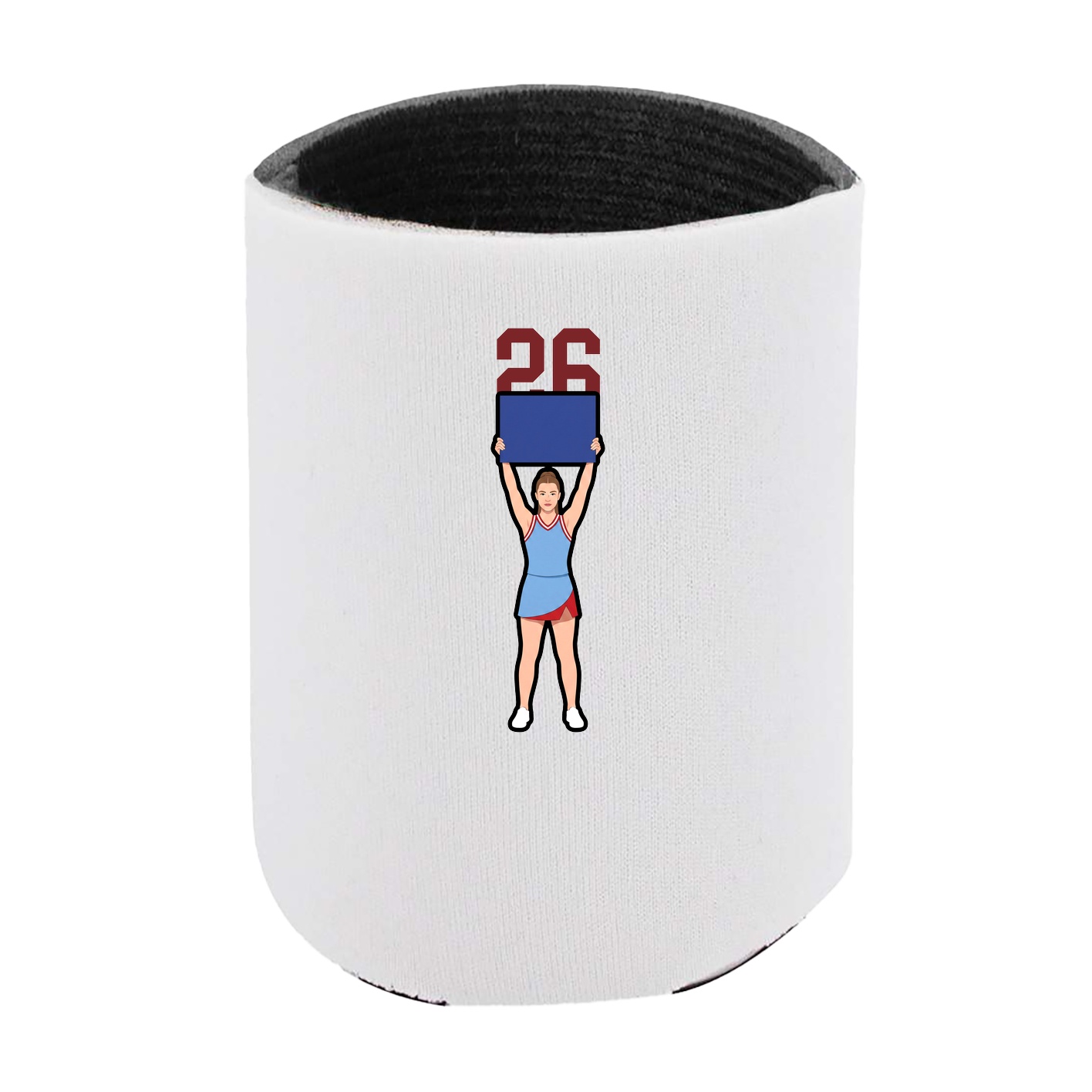 Can Holder — Number Top in White
