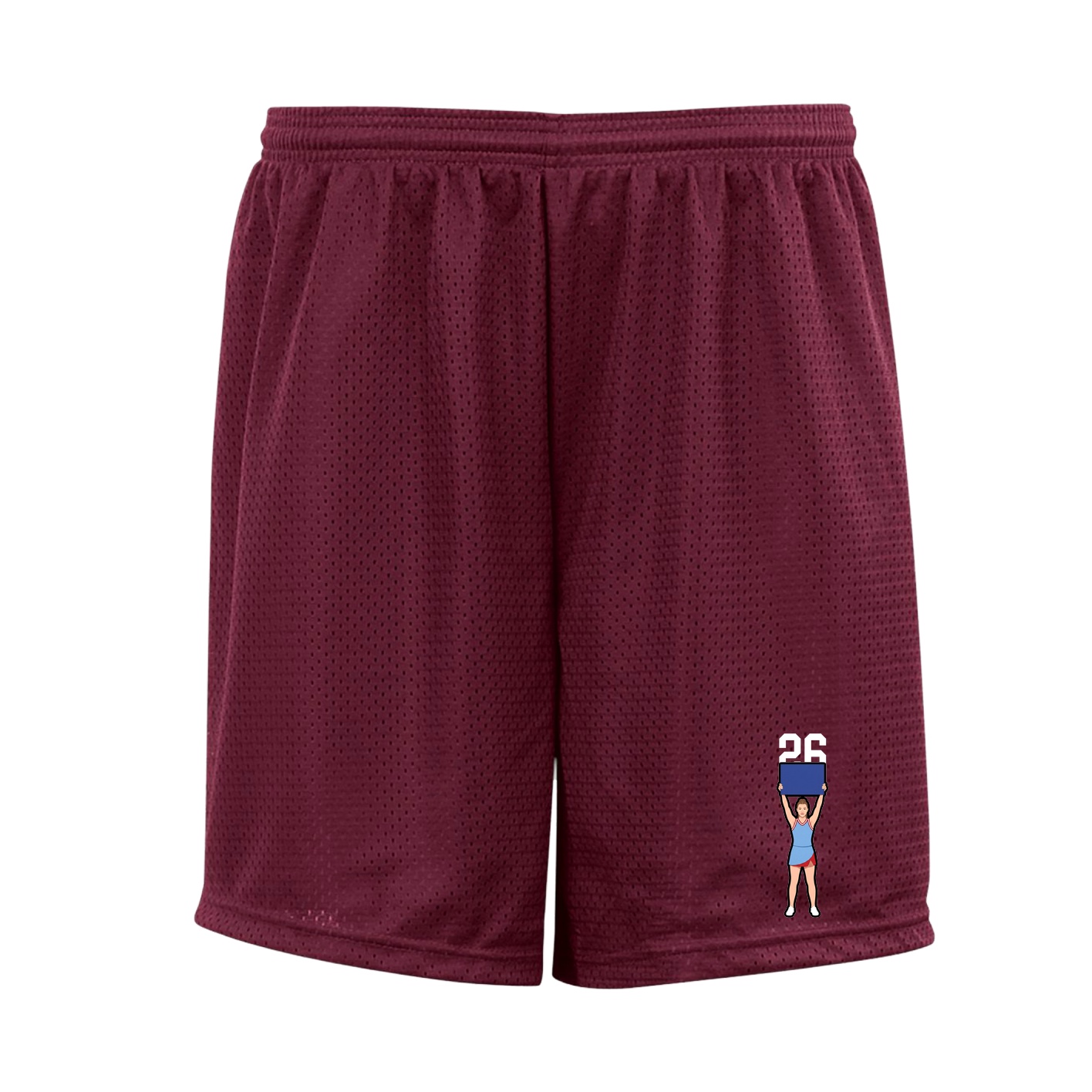 Shorts — Number Top in Cardinal