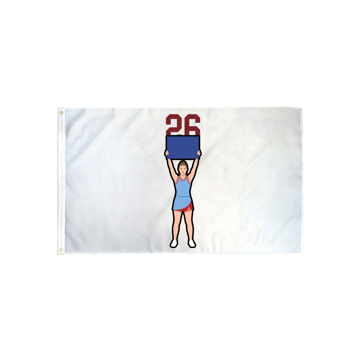 3x5 Flag — Number Top in Classic