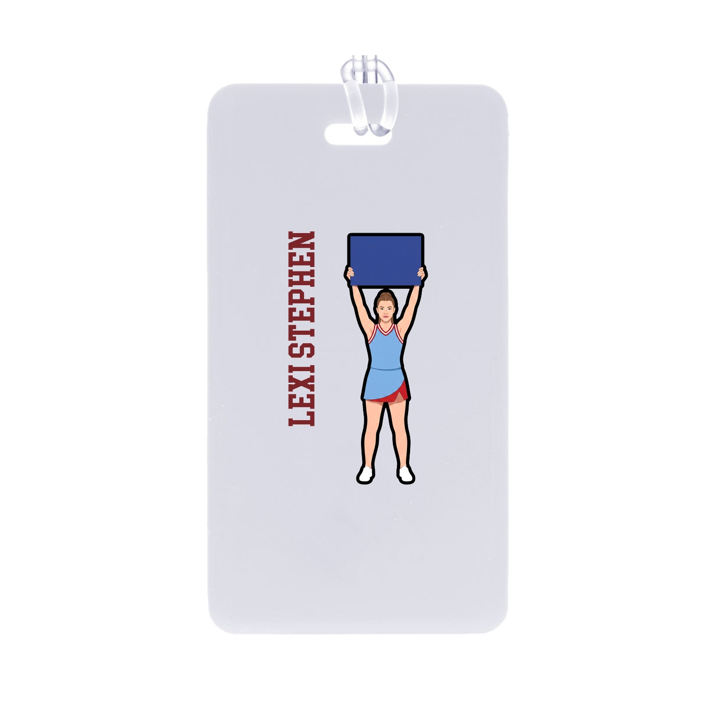 Bag Tag — Name Vertical in Classic