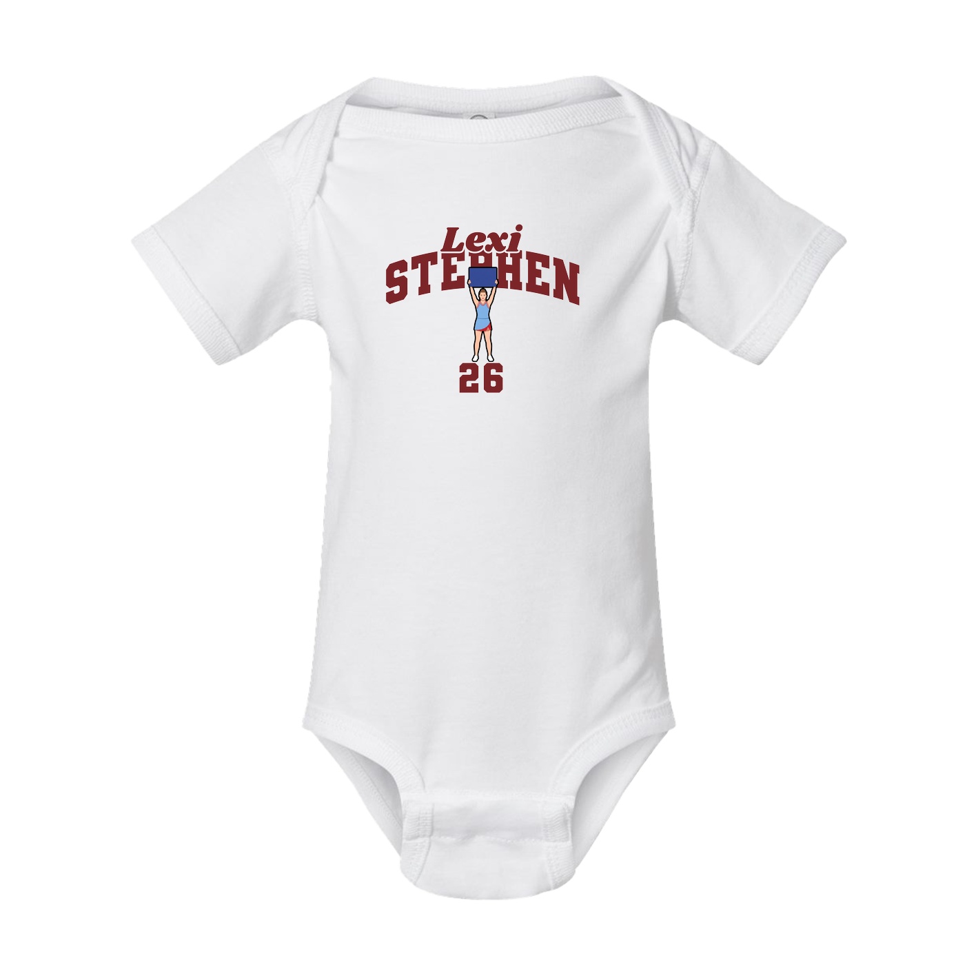 Baby Onesie — Signature Arch in White