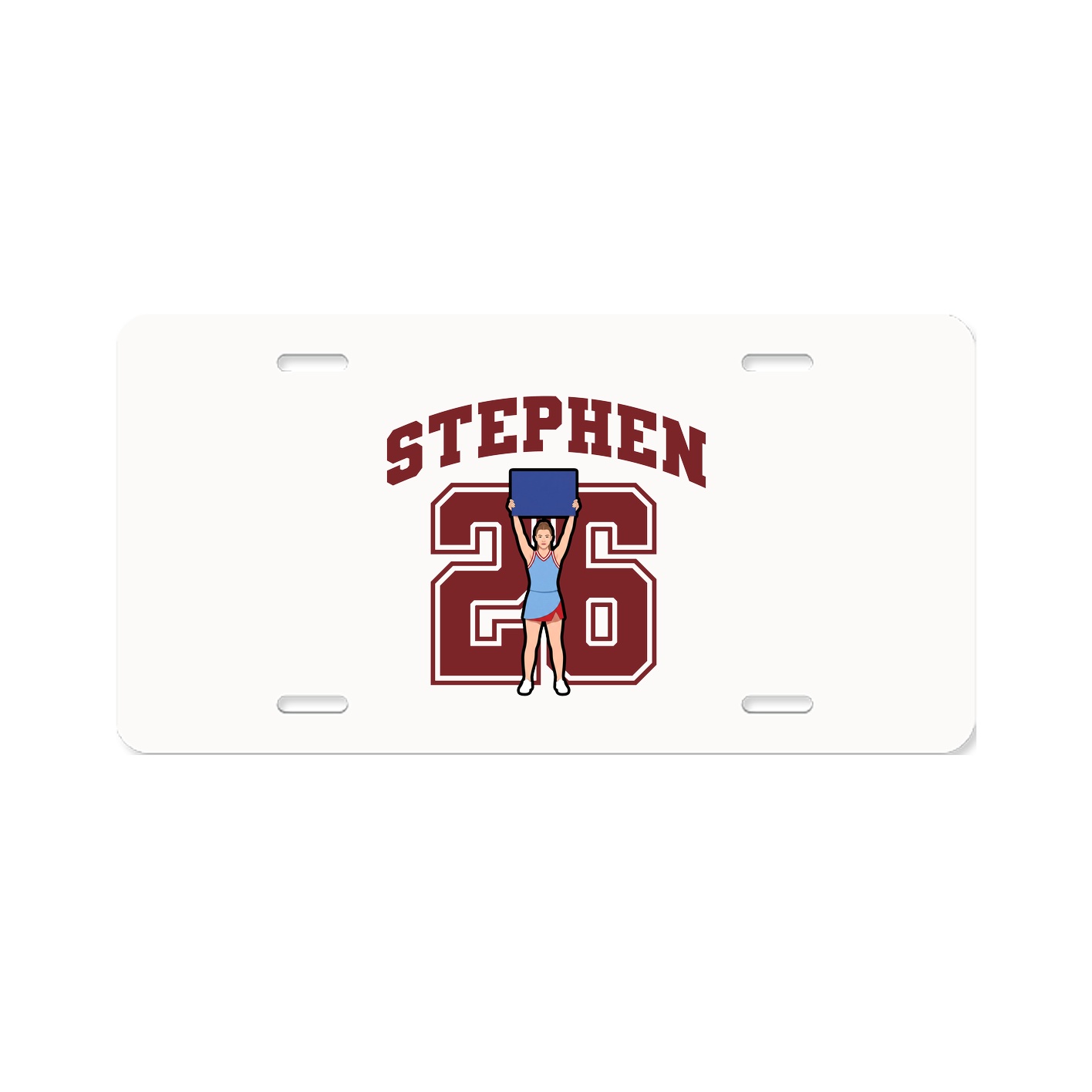 License Plate — Number in Classic