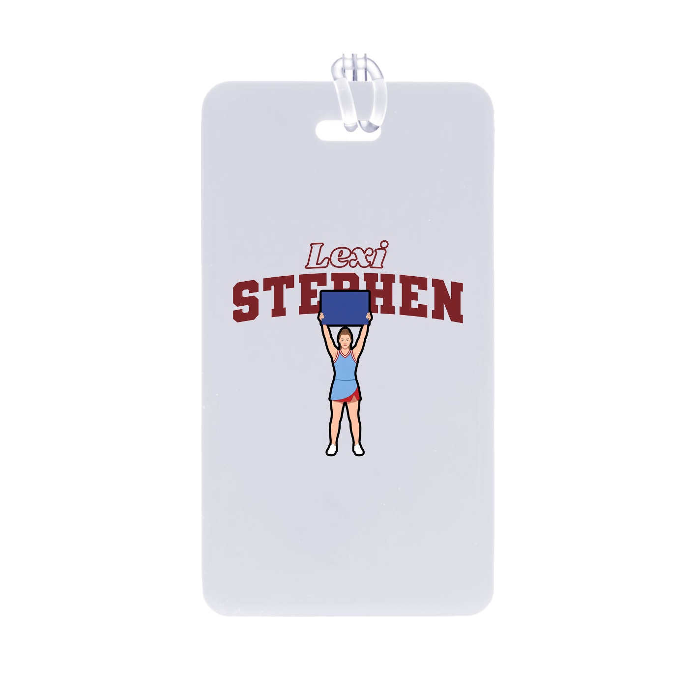 Bag Tag — Name Arch in Classic
