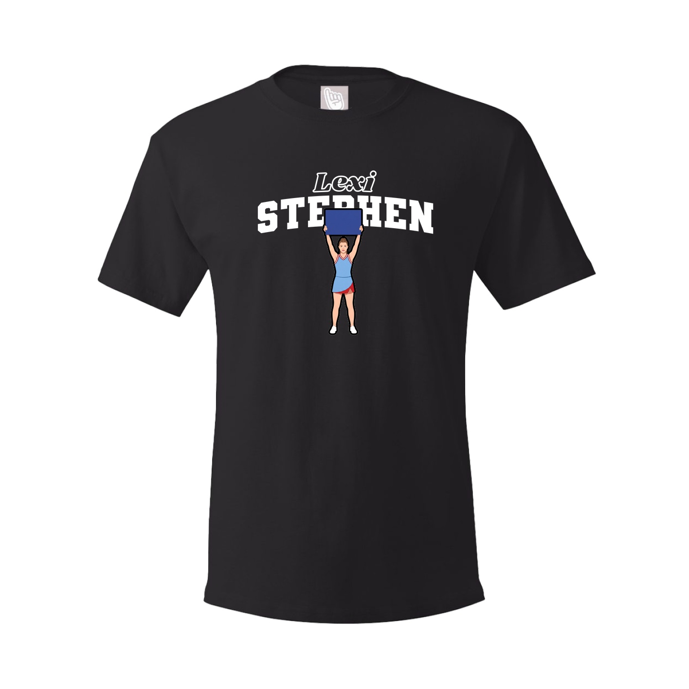 Youth Tee — Name Arch in Black
