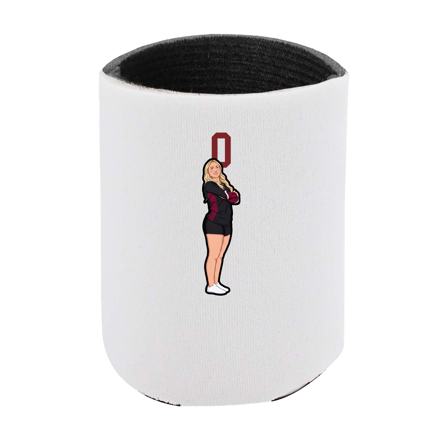 Can Holder — Number Top in White