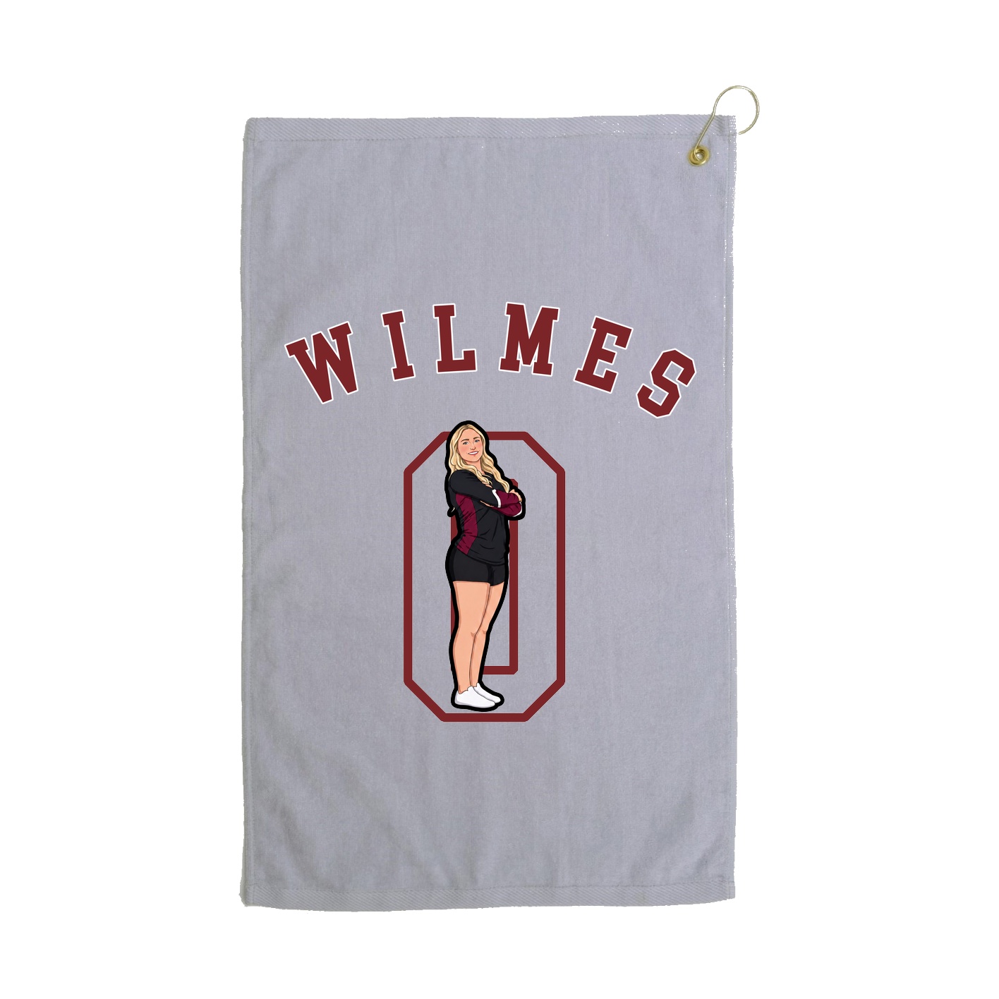 Golf Towel — Shirsey Arch in Grey