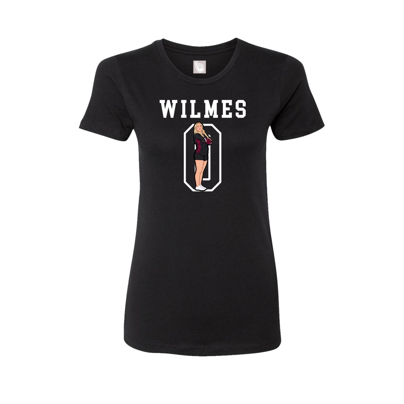 Fitted Women's Tee — Shirsey in Black