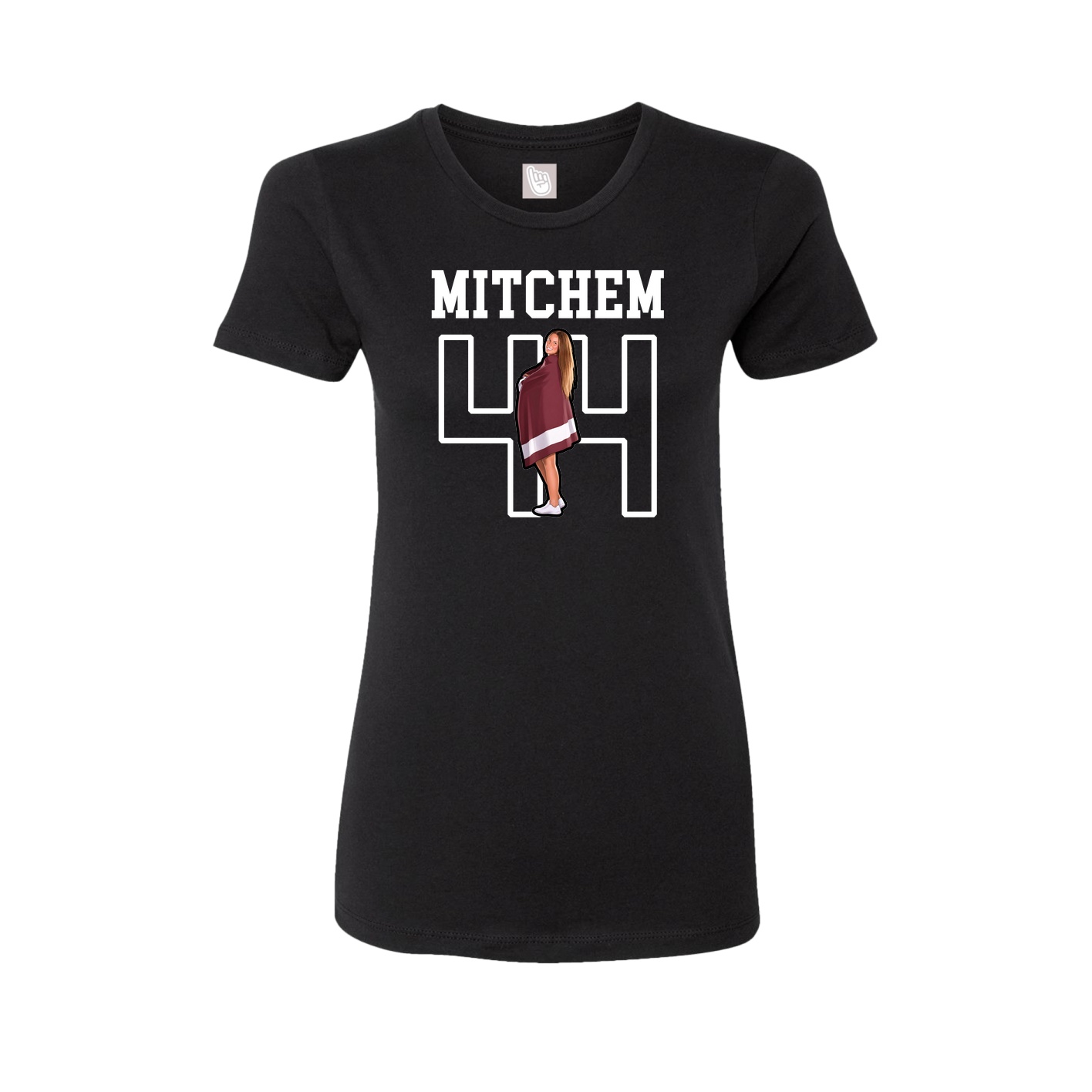 Fitted Women's Tee — Shirsey in Black