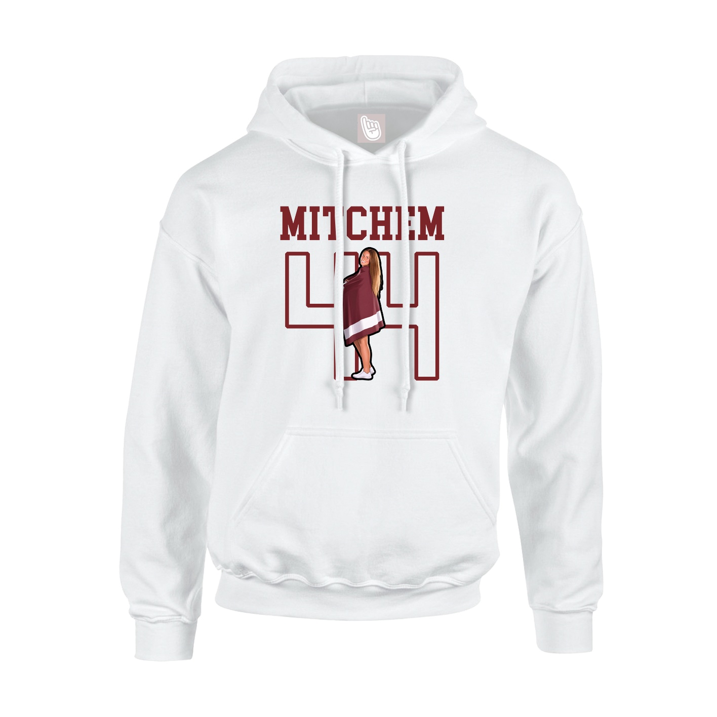 Youth Hoodie — Shirsey in White
