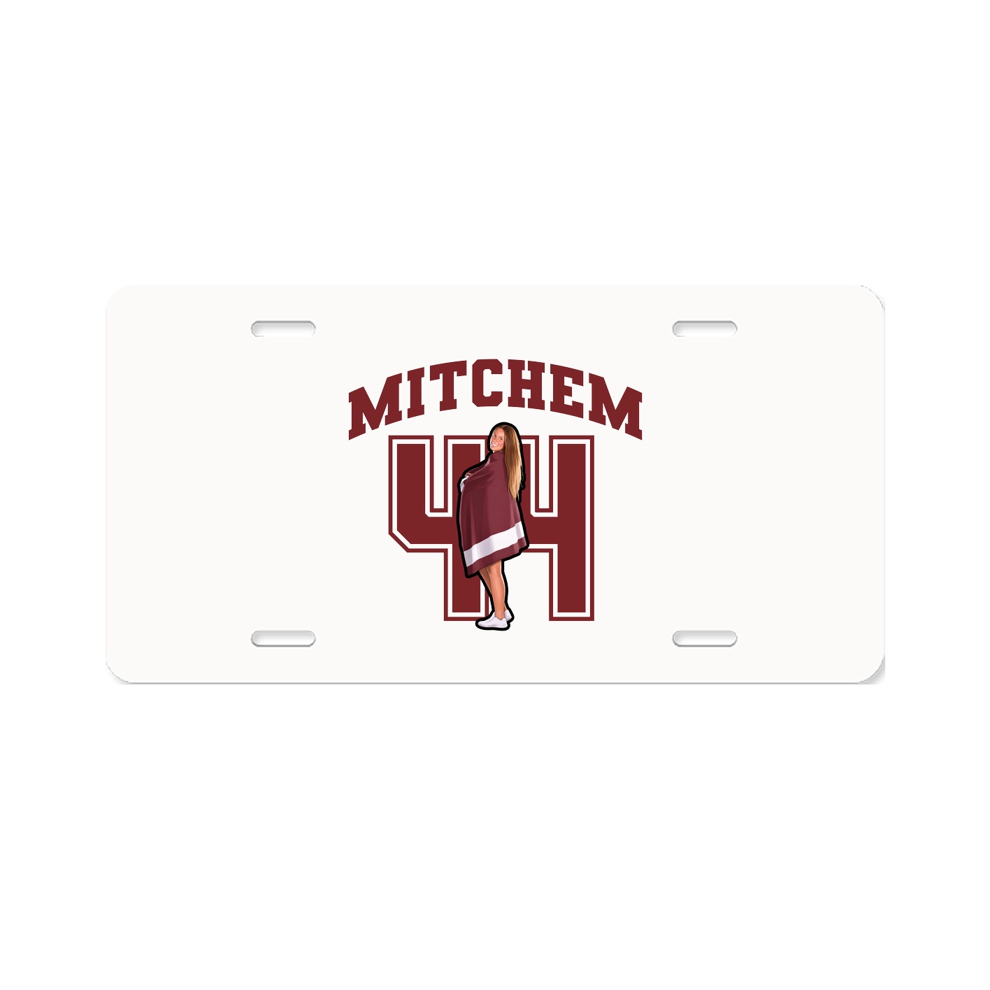 License Plate — Number in Classic