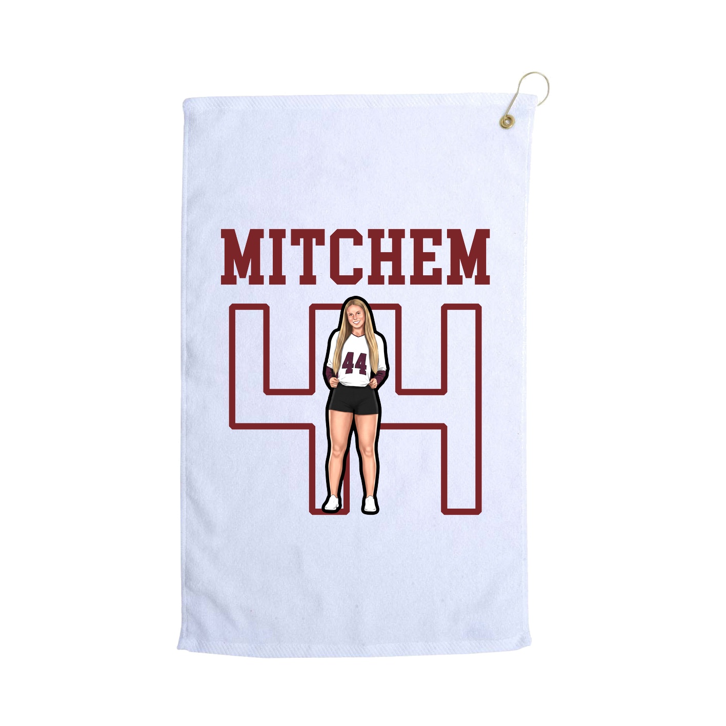 Golf Towel — Shirsey in White