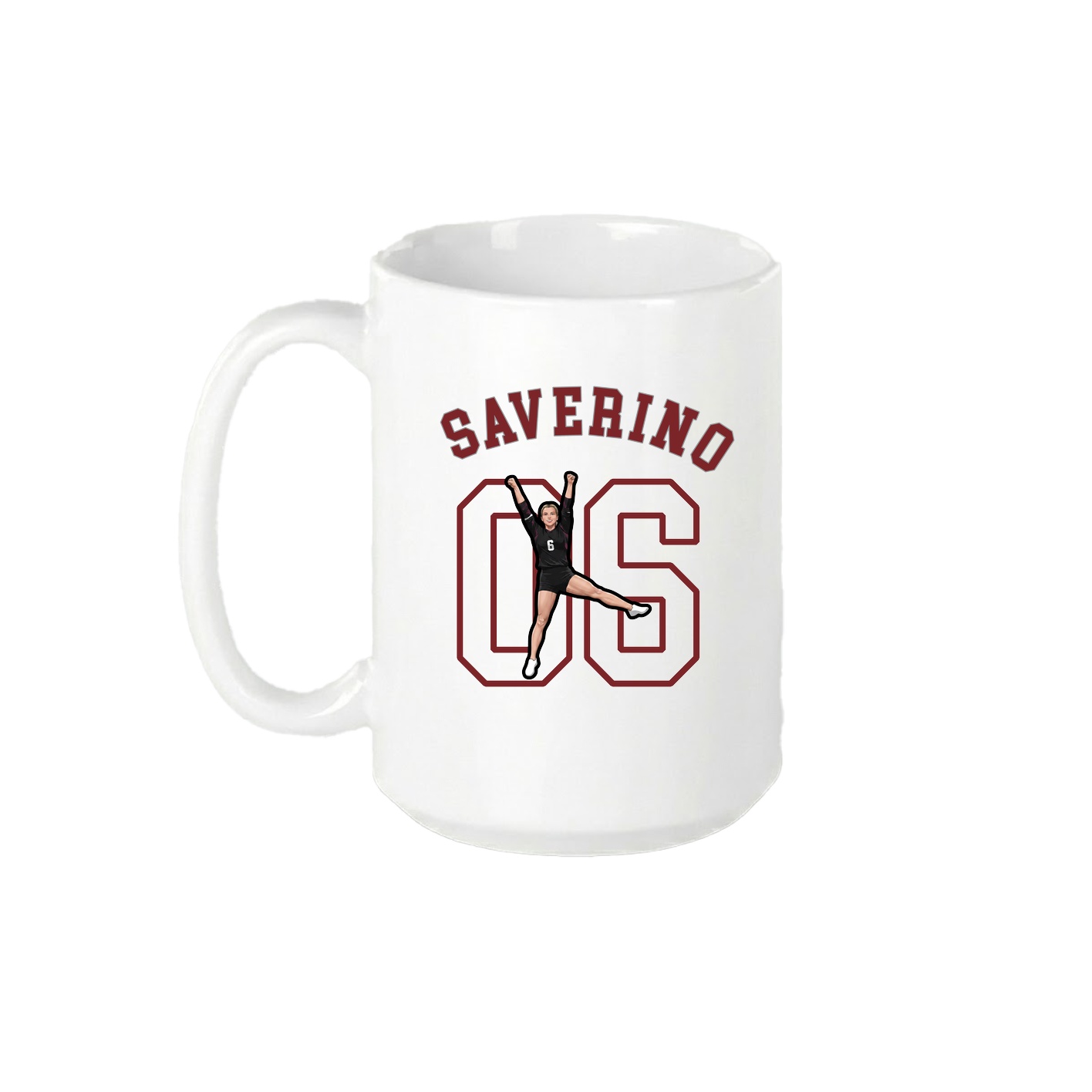 15oz Coffee Mug — Shirsey Arch in White