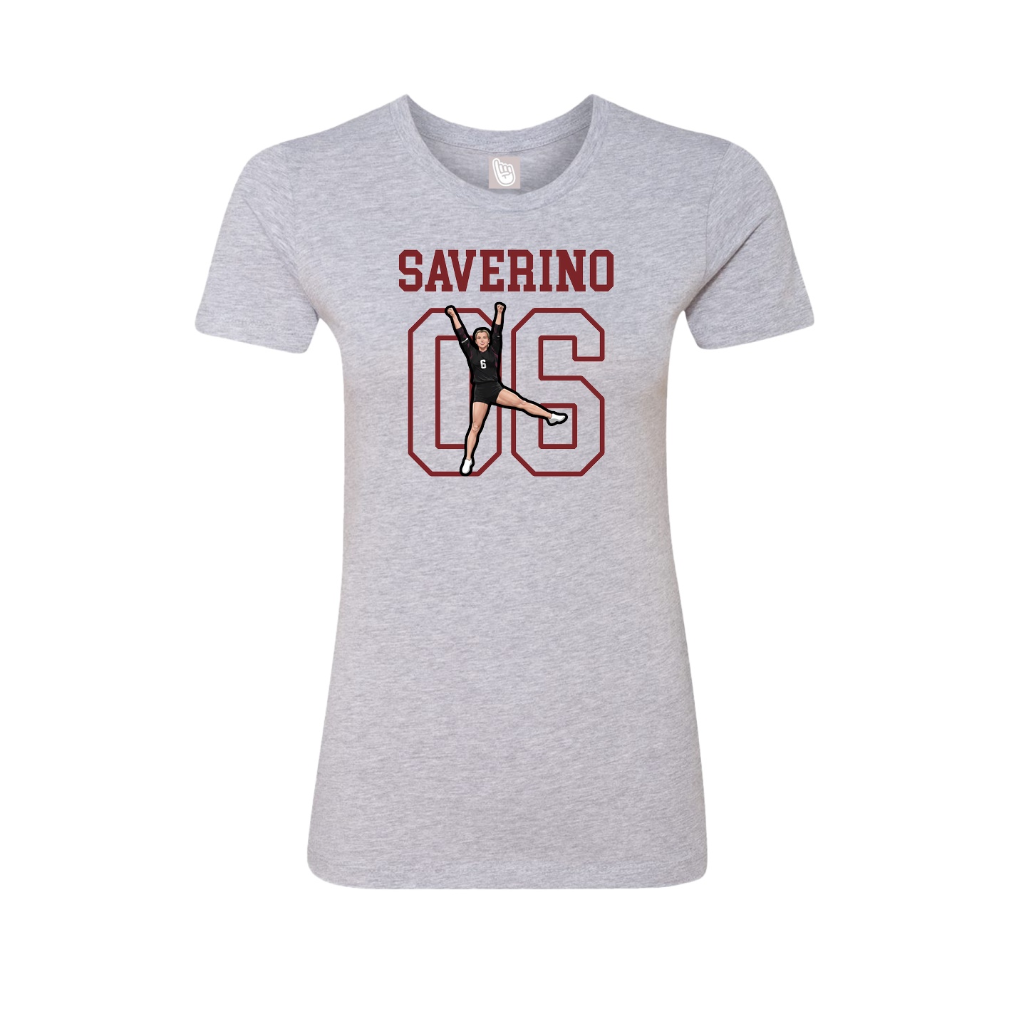 Fitted Women's Tee — Shirsey in Grey