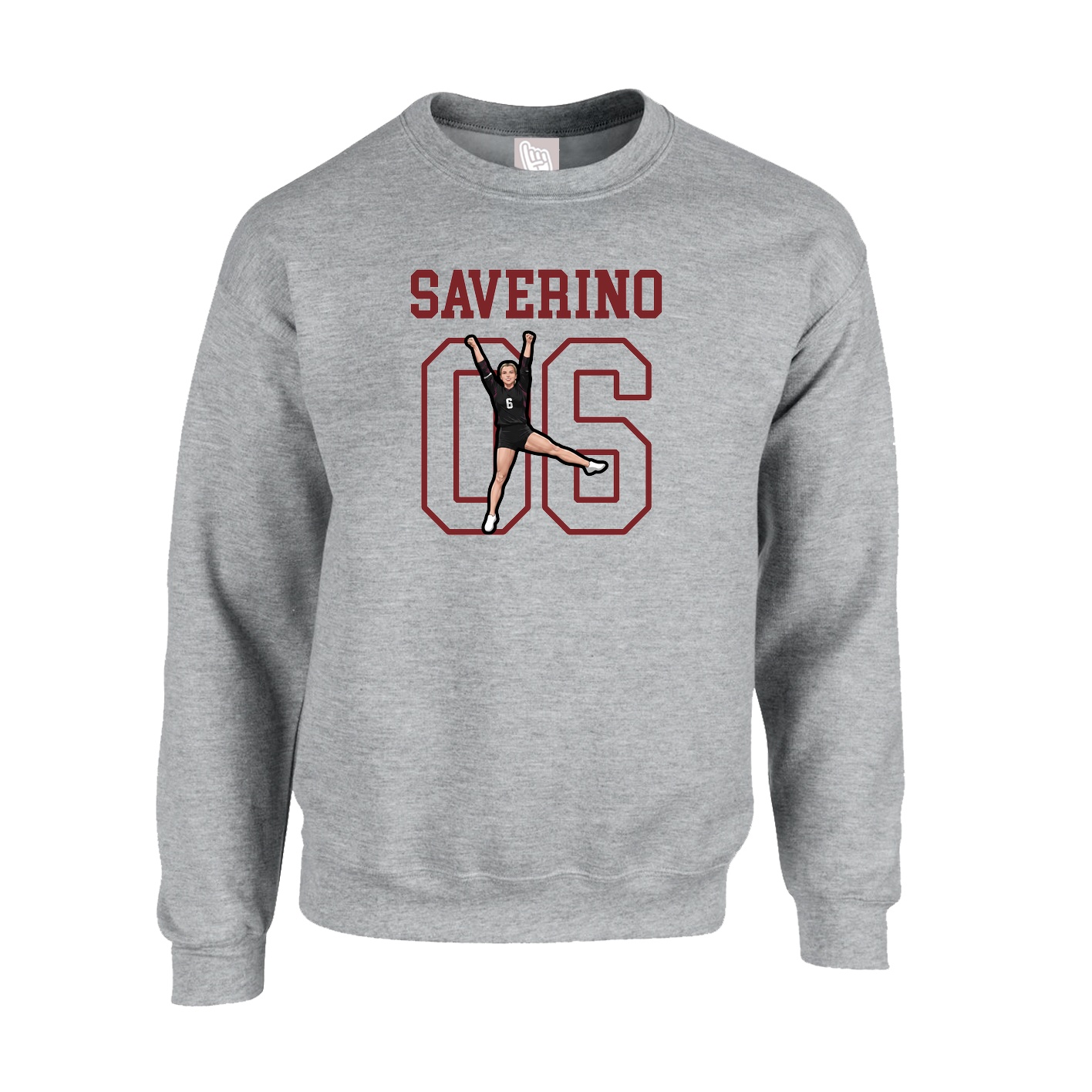 Fleece Crew — Shirsey in Grey