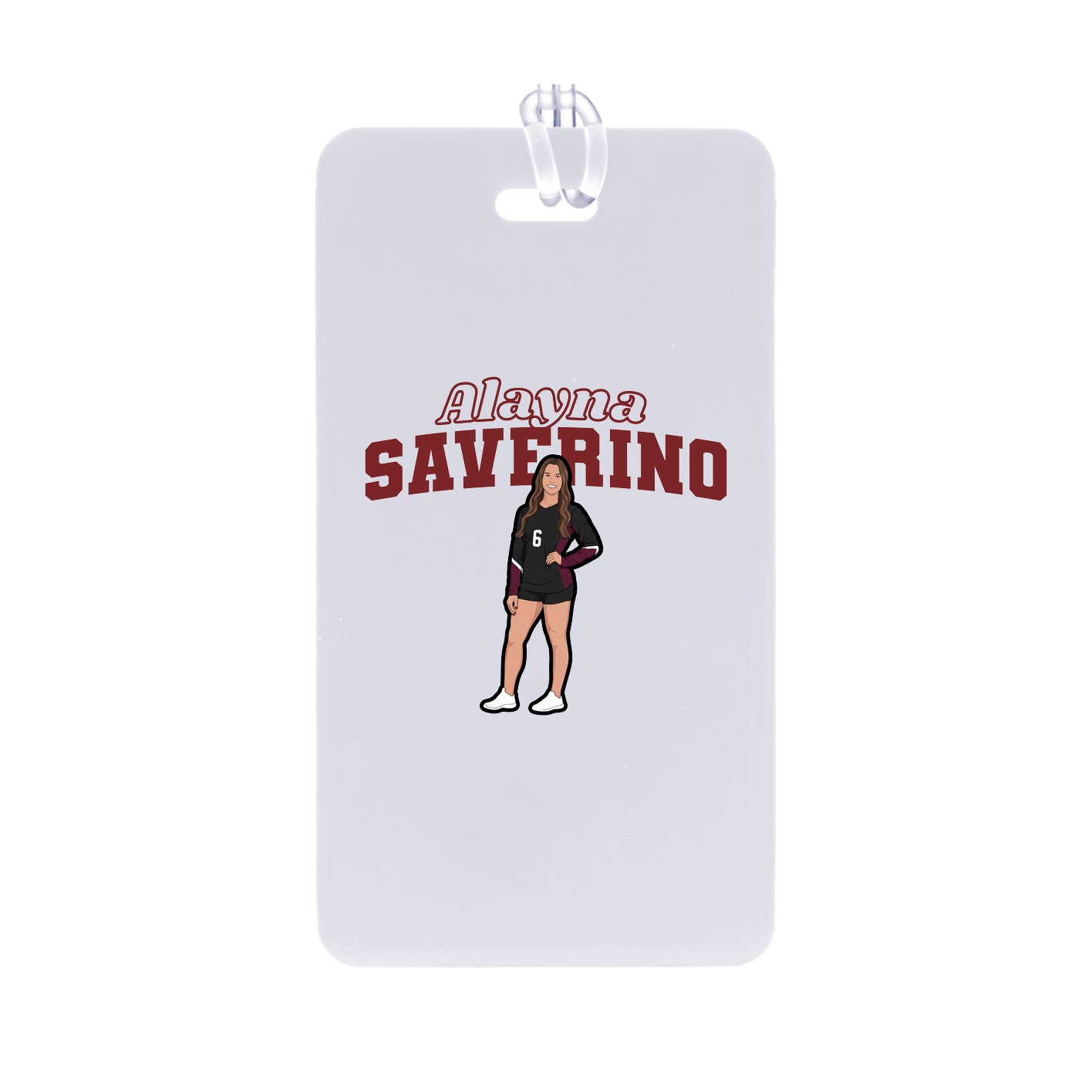 Bag Tag — Name Arch in Classic