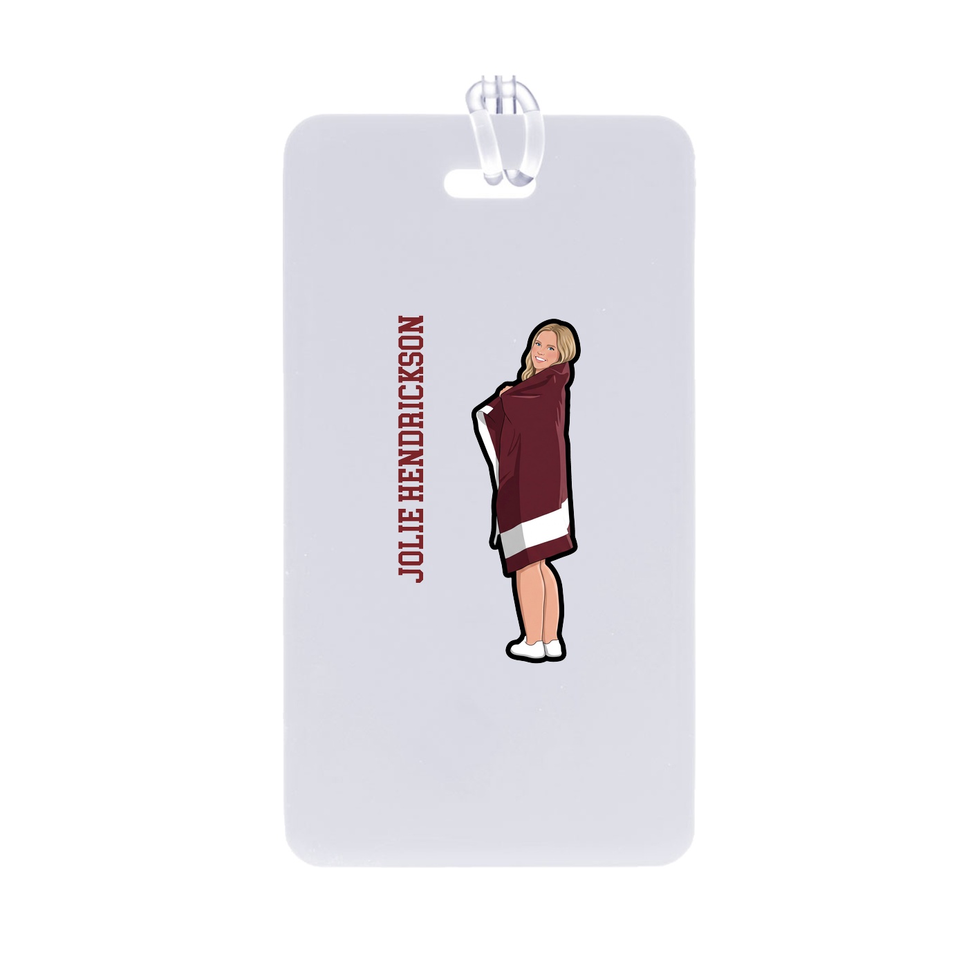 Bag Tag — Name Vertical in Classic