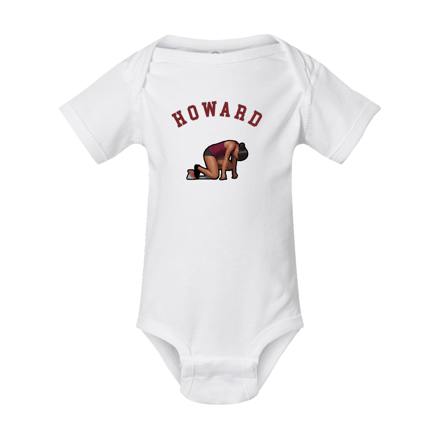 Baby Onesie — Shirsey Arch in White