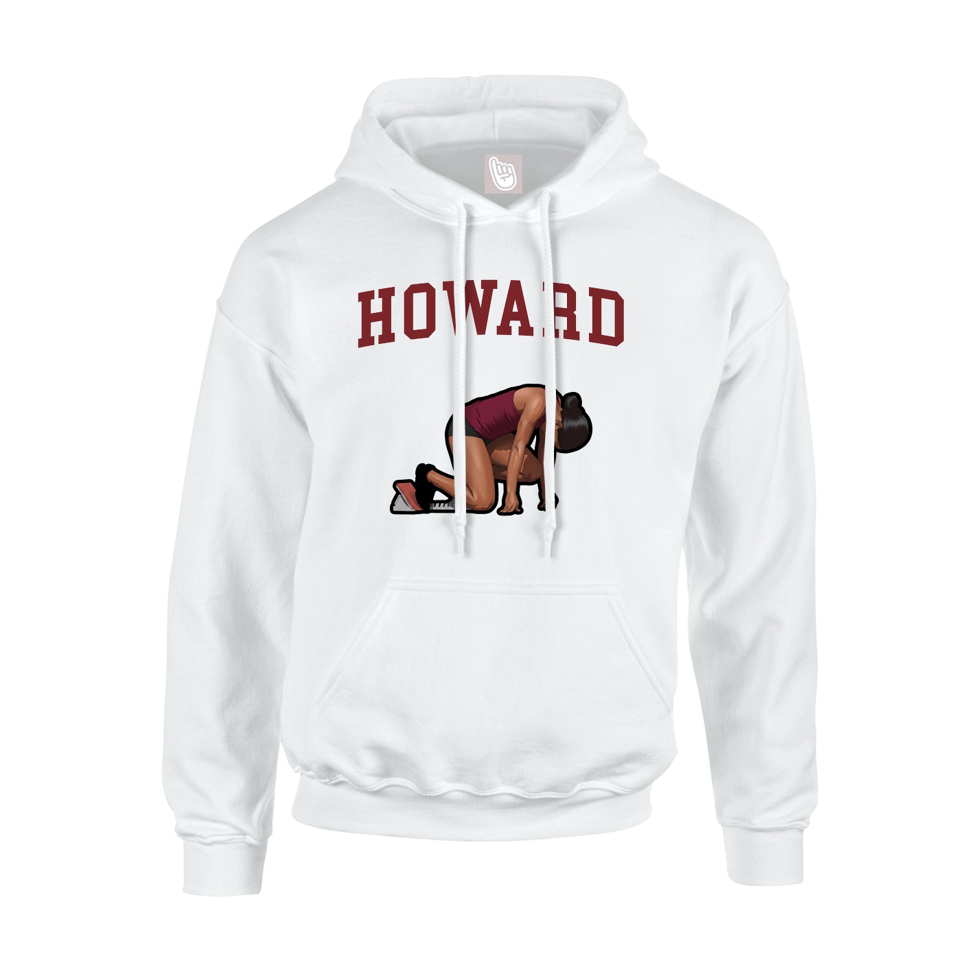Hoodie — Shirsey in White